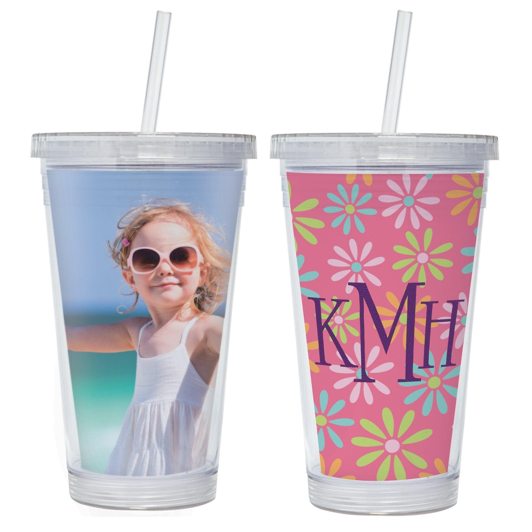 Neil Enterprises, Inc. Photo Acrylic Tumbler With Straw