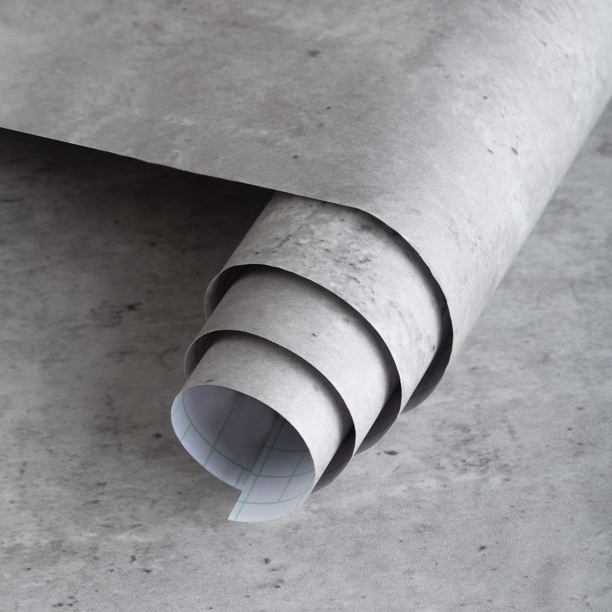 3Yecao 31 ''  157 '' Wide Thick Light Grey Concrete Wallpaper Peel And Stick Faux Waterproof Gray Concrete Cement Contact Paper
