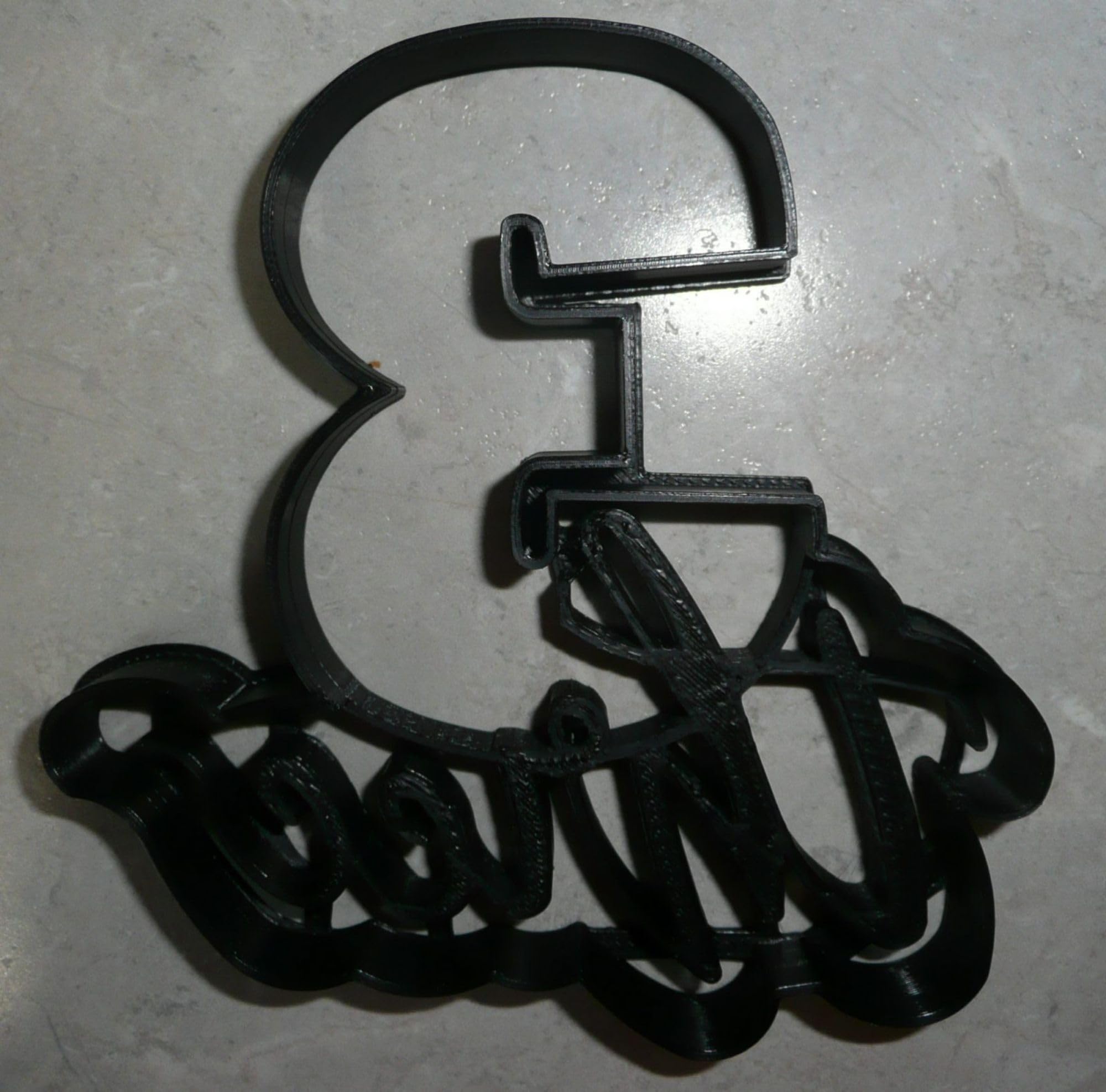 Number Three 3 With Word Birthday Anniversary Party Age Detailed Cookie Cutter Made In Usa Pr2404