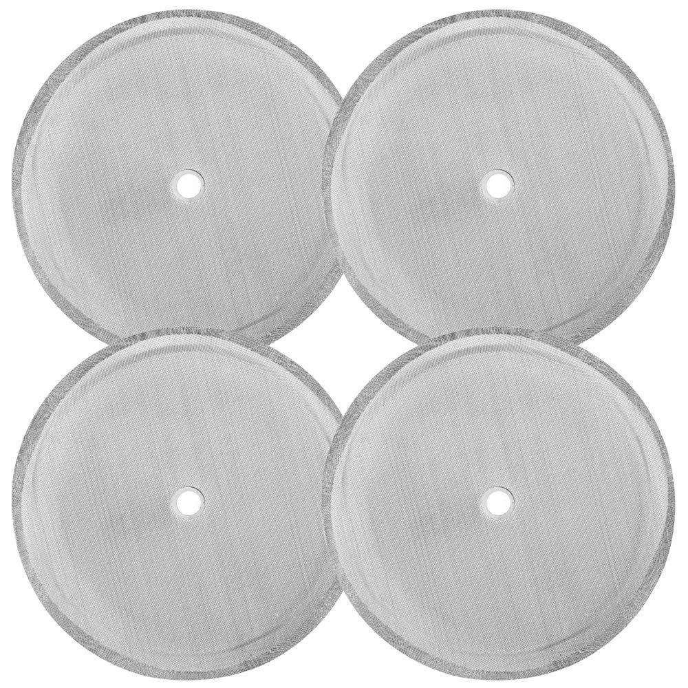 4 Pack French Press Replacement Filter Screen, Findtop 4 Inch Stainless Steel Mesh Replacements For 1000 Ml / 34 Oz / 8 Cup Fren