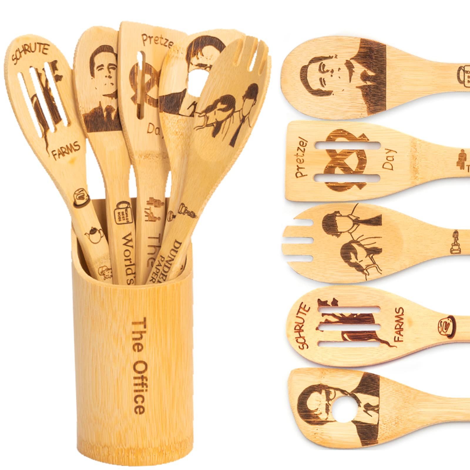 Office Wooden Spoons For Cooking, The Office Tv Show Merchandise, The Office Gifts For Fans, The Office Tv Show Gifts, Office Co