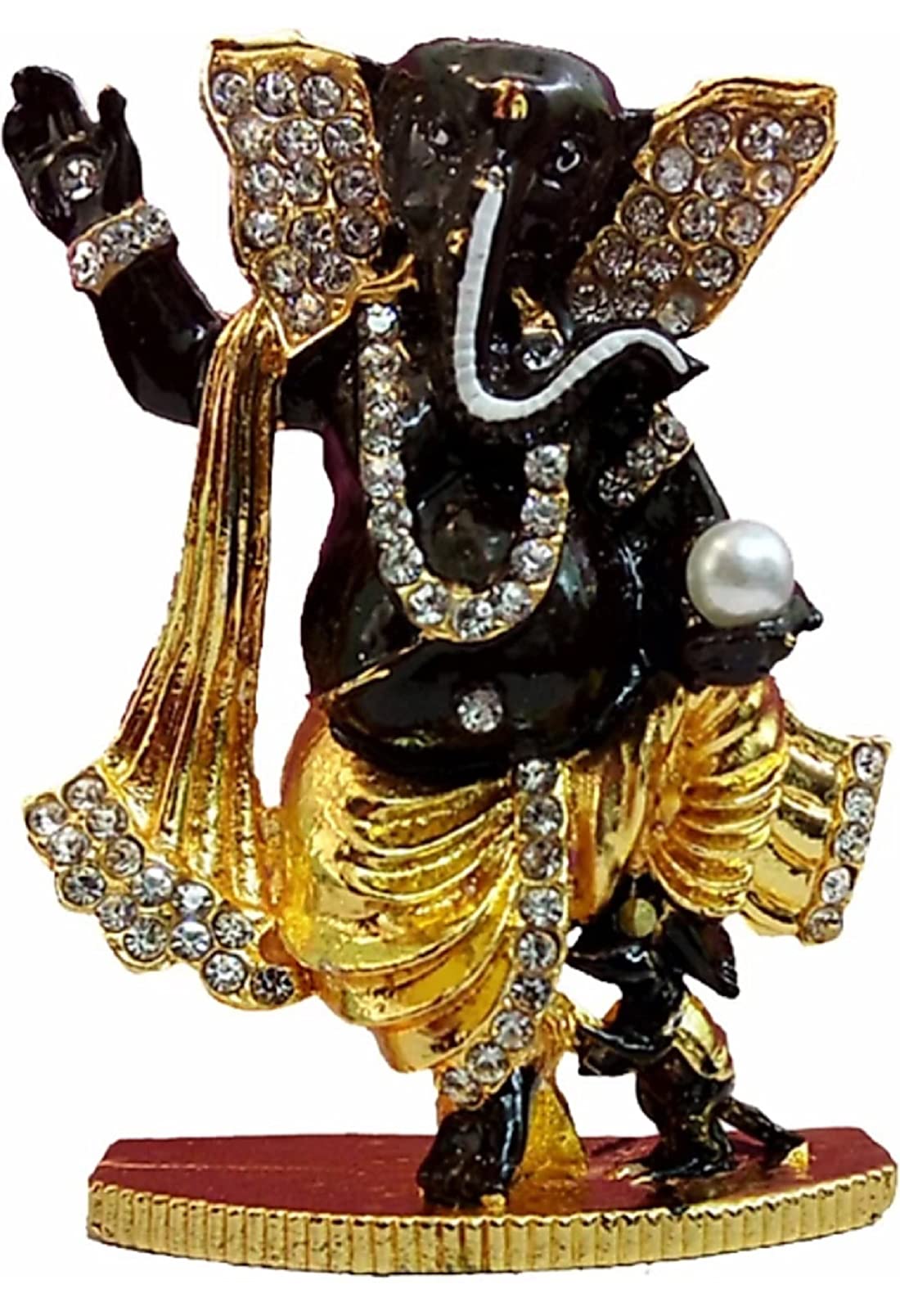 Love Kart Ganesh Statue/Ganesha Idol/Ganpati Murti For Your Home/Office/Car Dashboard Decorative Showpiece - 7 Cm
