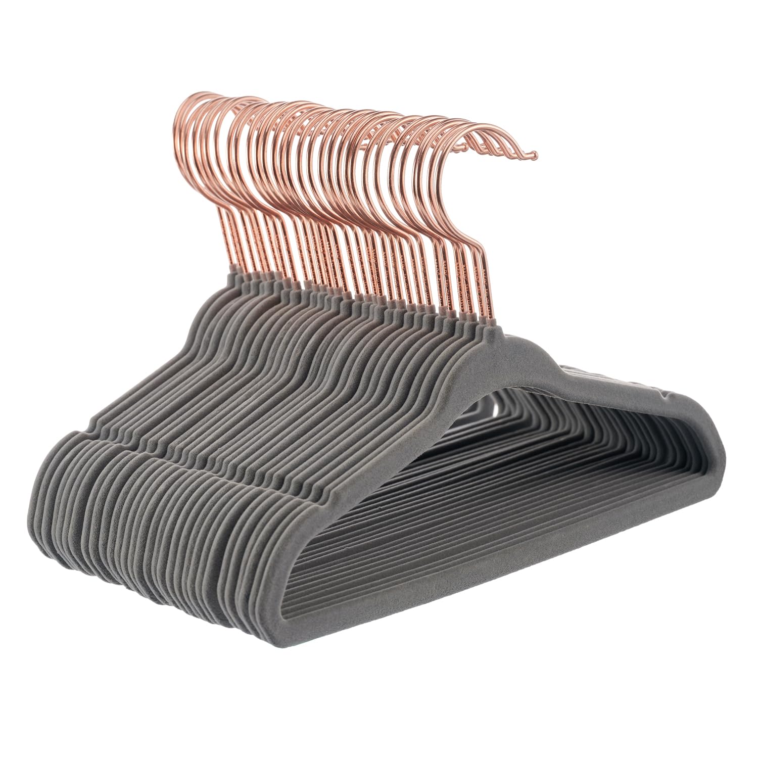 Tonswachic Baby Velvet Hangers 30Pack - 11 Inch Non-Slip Kids Hangers For Clothes - Small Toddler Child Hangers Durable For Ever