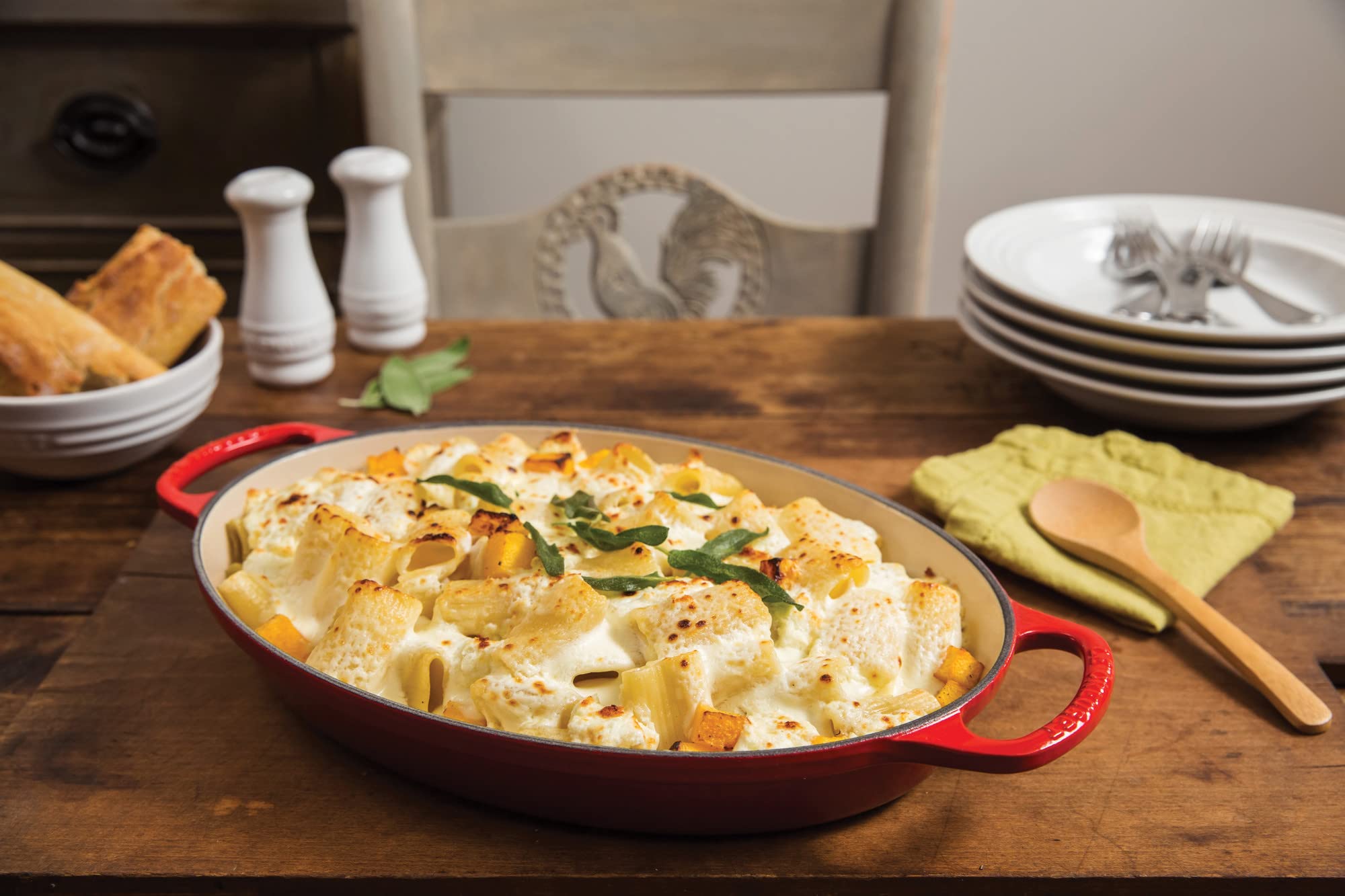 Le Creuset Stoneware Salt & Pepper Shakers Set Of 2, 4 Oz. Each, White