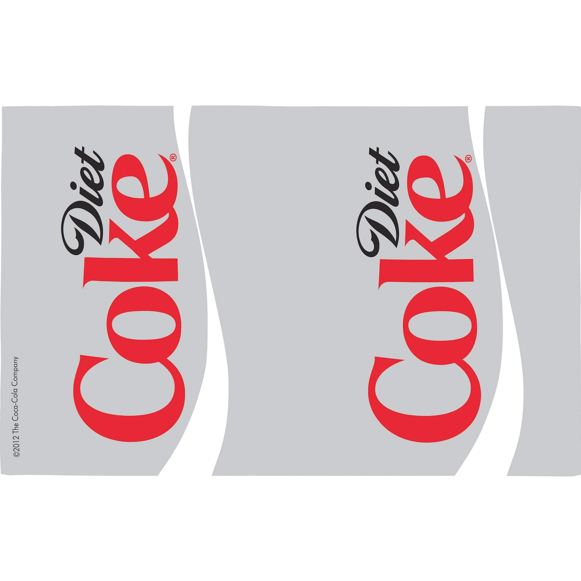 Tervis Plastic 1069599 Coca-Cola - Diet Coke Tumbler With Wrap And Frosted Lid 24Oz, Clear