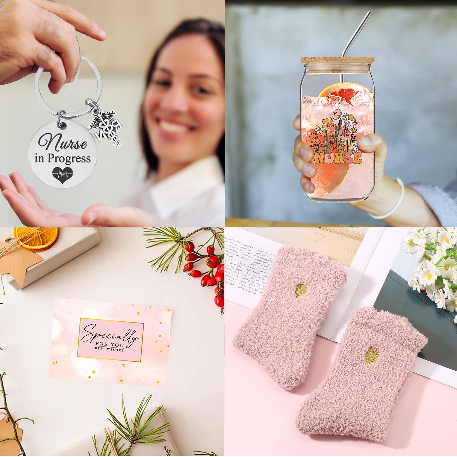 DHQH Nurse Gifts for Women, Appreciation, Week ,Graduation, Birthday, Thanks You Gifts Box for Nursing, RN, Nurse Practitioner,