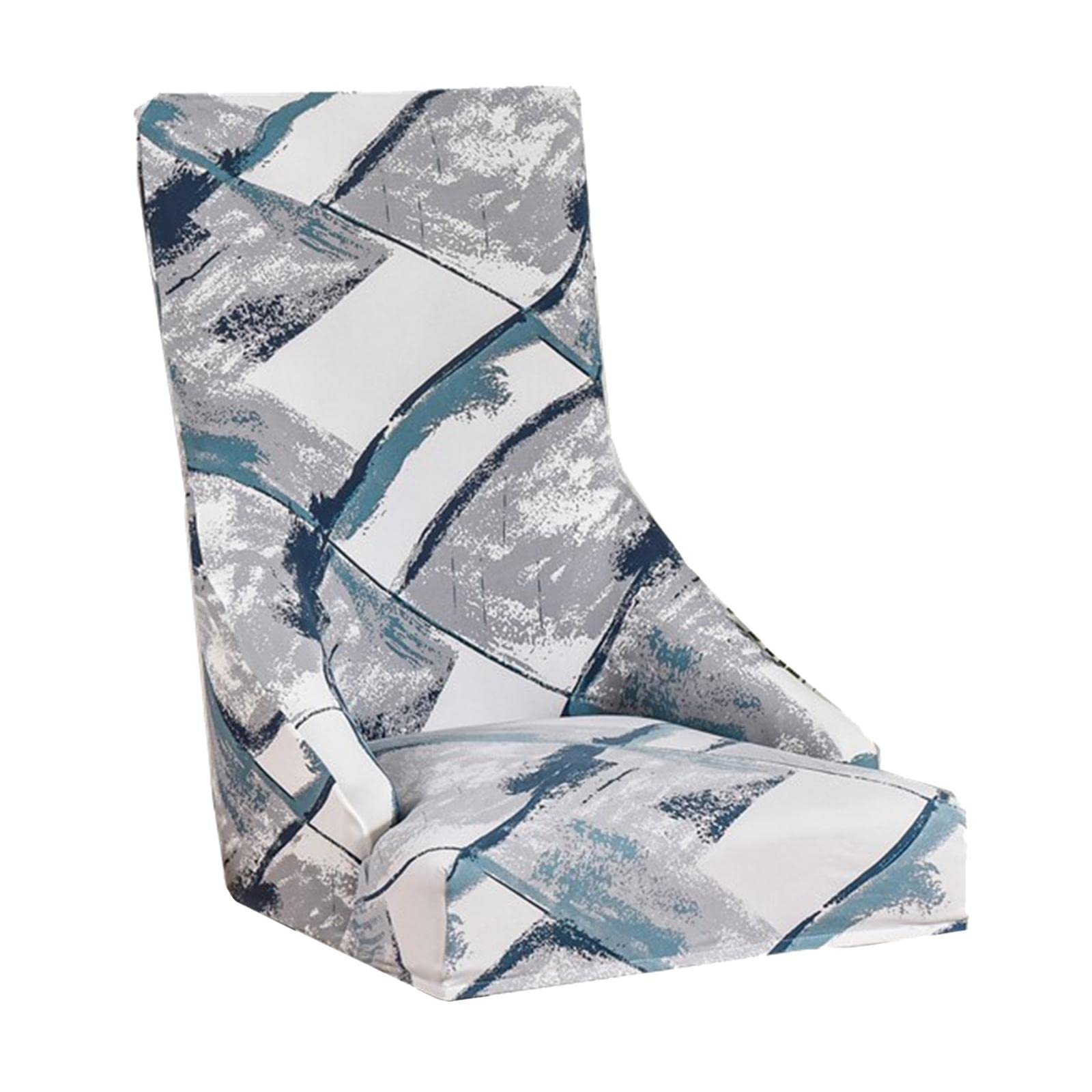 The Style Sutra Wingback Chair Cover Stretchable Decor Dustproof For Kitchen Dining Room Flowing Cloud| Home & Garden | Furnitur