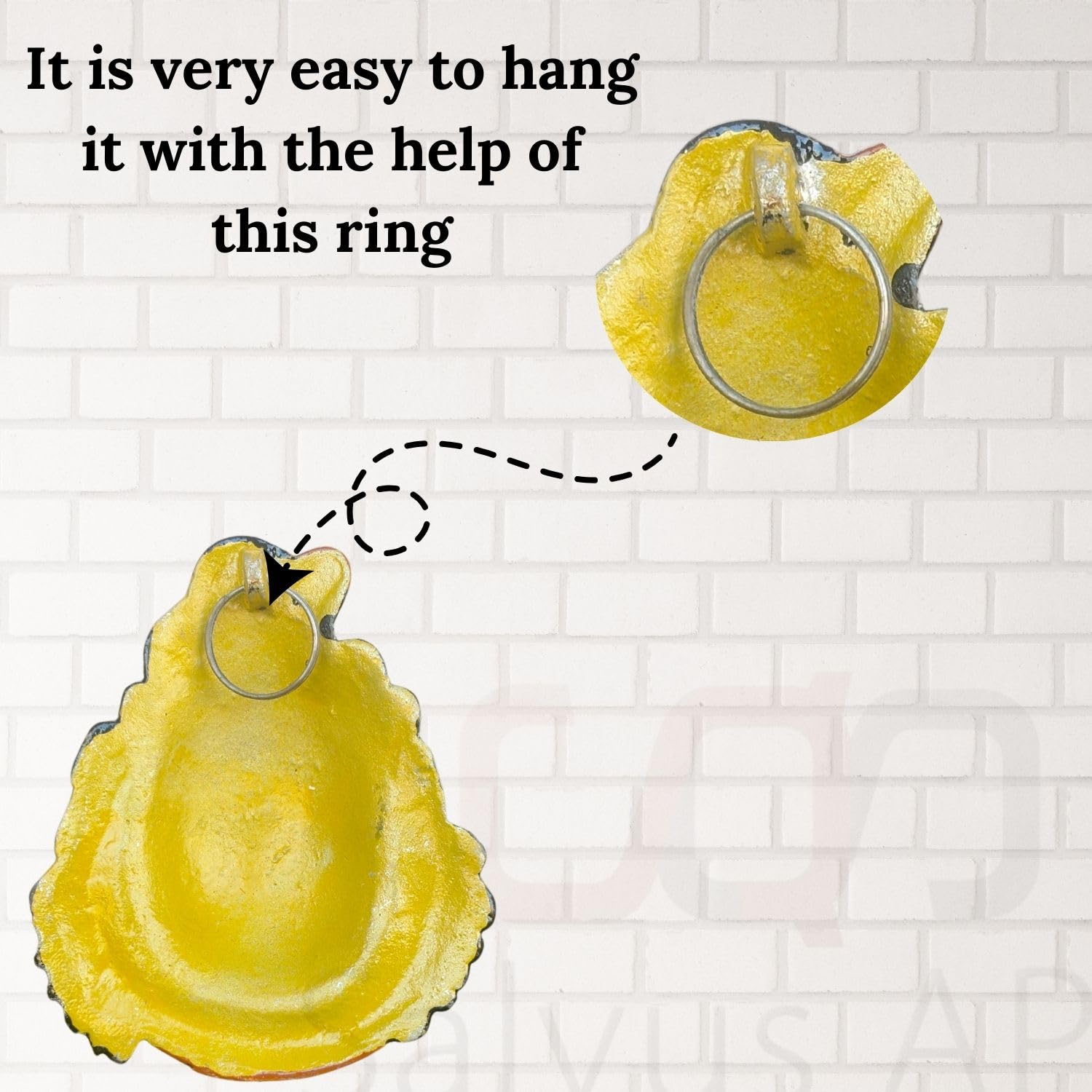 Salvus App Solutions Unique Metal Lord Shiva/Mahakal Face Wall Hanging For Decoration & Evil Eye Protection For Home, Office & S