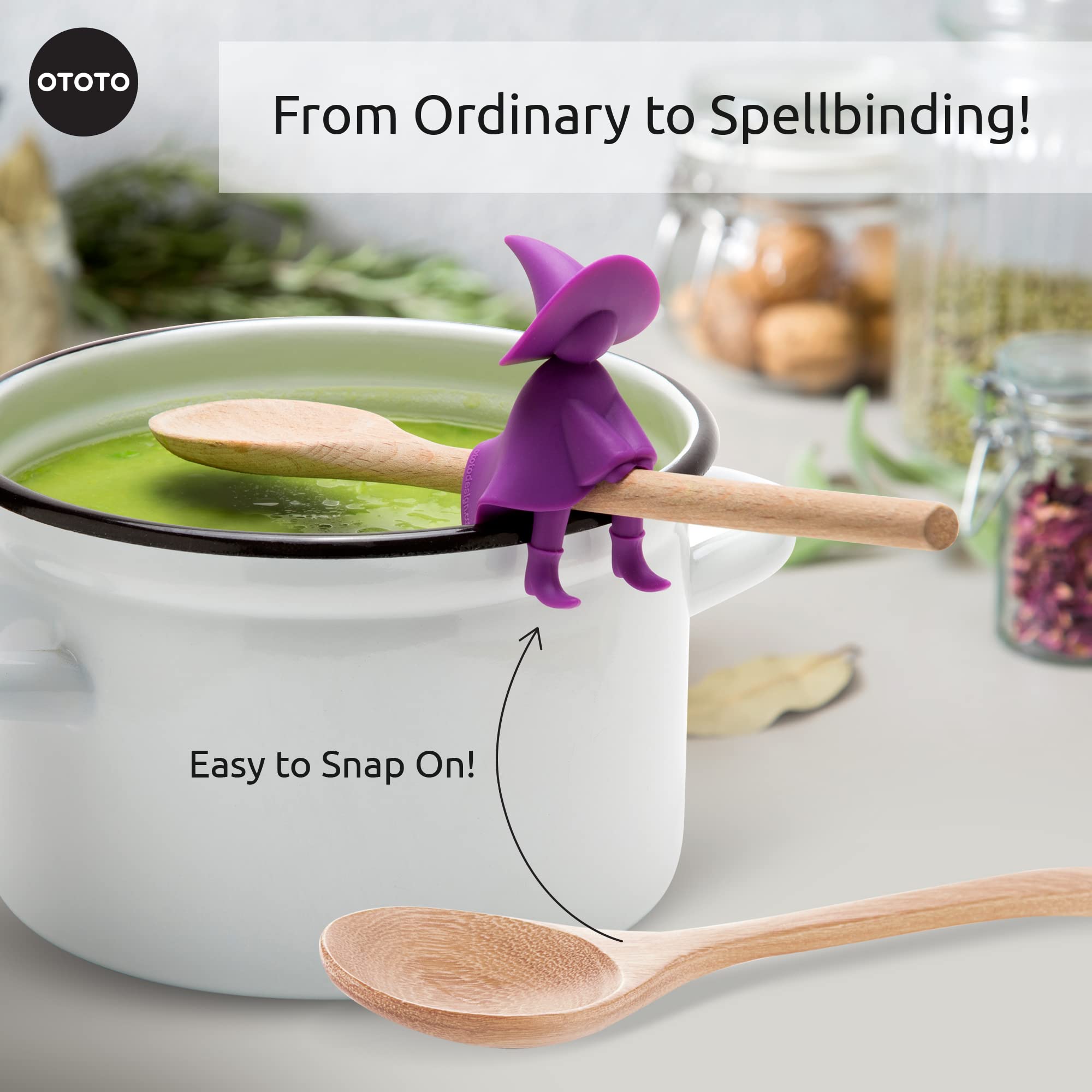Funny Spoon Holder By Ototo - Spoon Rest For Stove Top - Cooking Gadgets, Cooking Gifts, Cool Kitchen Gadgets, Cool Gifts, Cute