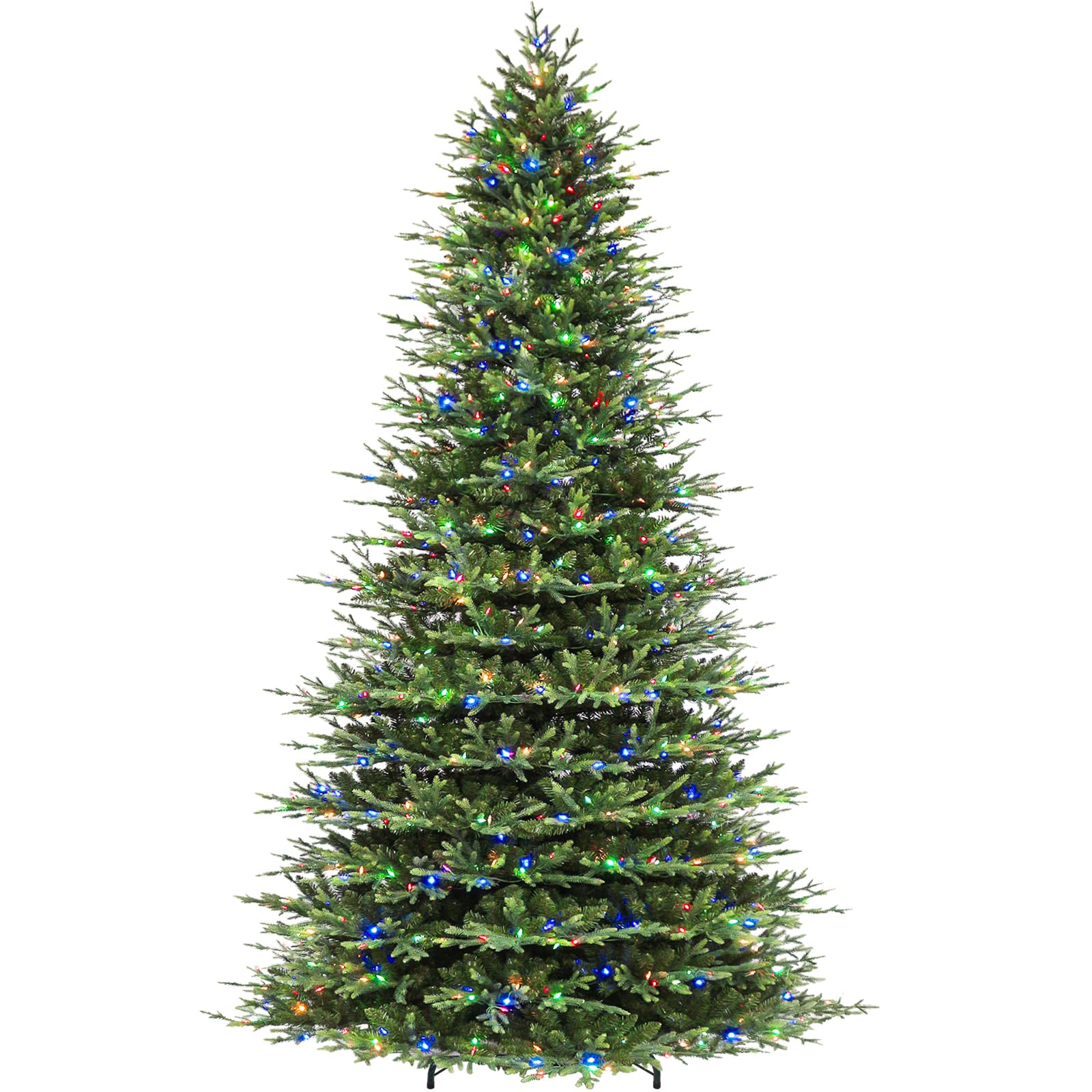 Hykolity 12 ft Prelit Christmas Tree, Artificial Christmas Tree wth 850 Color Changing LED Lights, 8109 PE&PVC Realistic Branch 