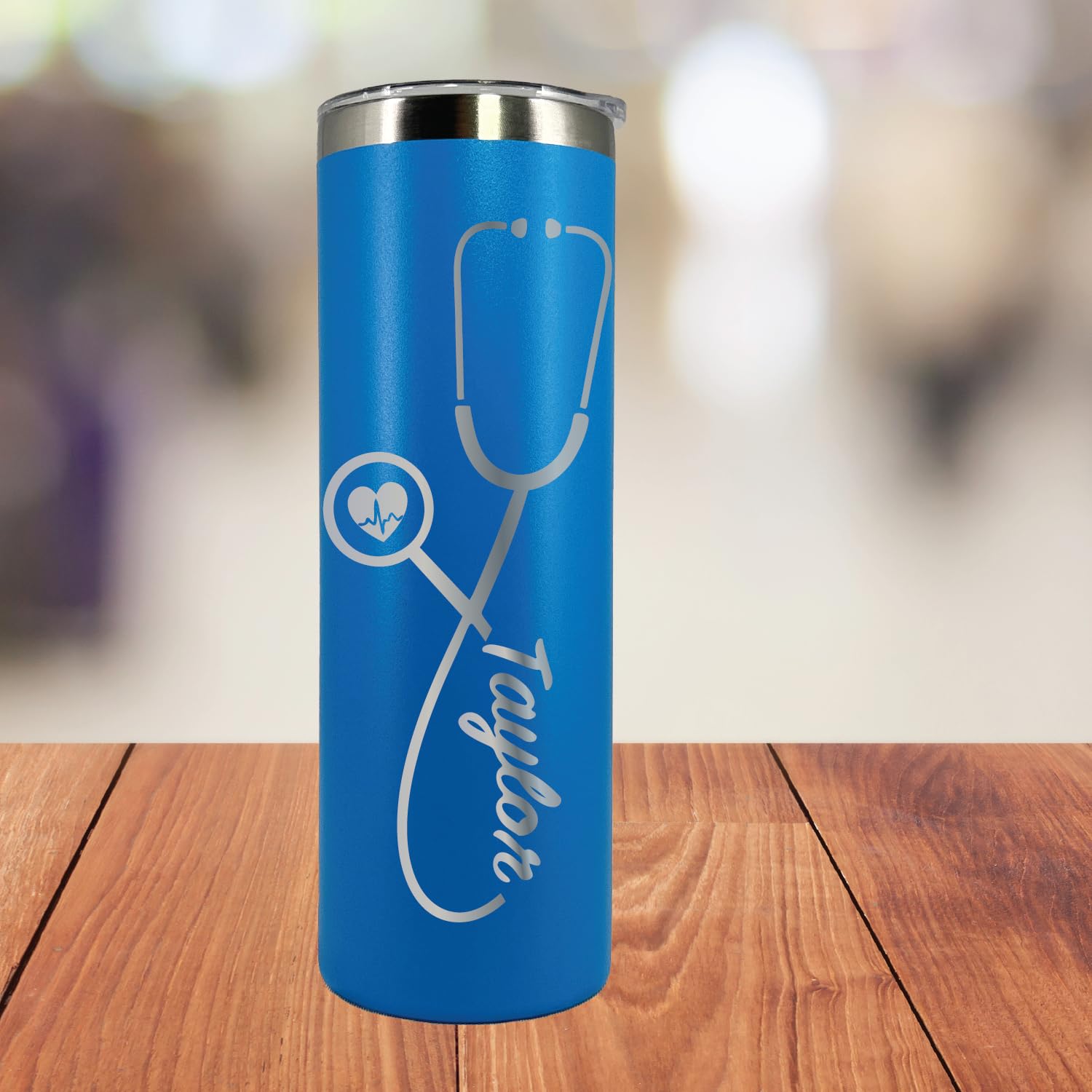 Avito 20 Oz Personalized Nurse Tumbler, Laser Engraved Nurse Gift With Stethoscope, Doctor Tumbler, Doctor Gift, Rn Nurse Gradua