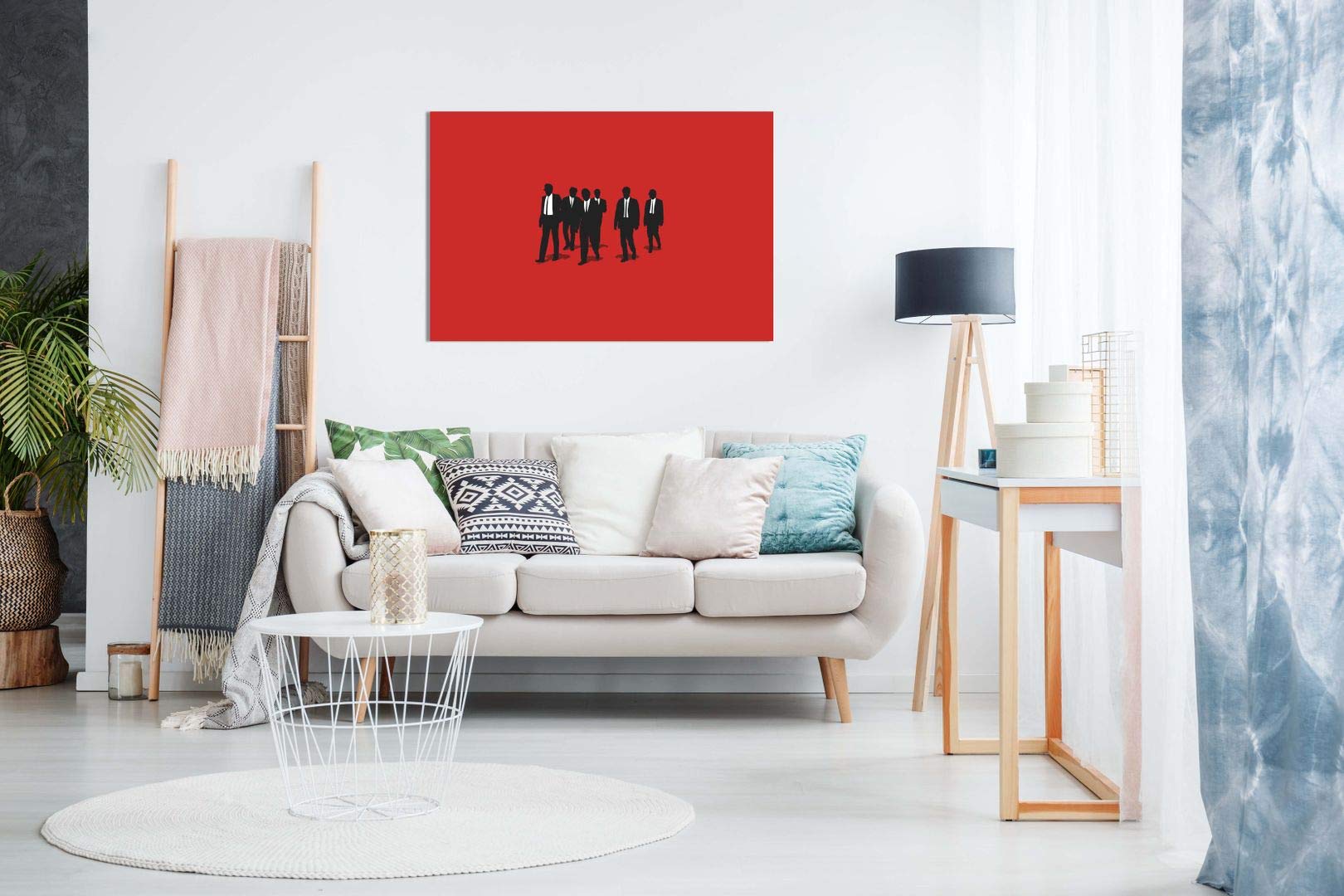 Resevoir Dogs Movie Canvas Wall Art Picture Print (18X12In)