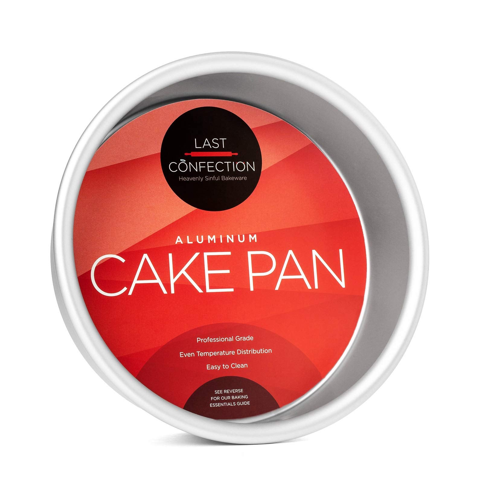 Last Confection 6'' X 2'' Aluminum Round Cake Pan - Professional Bakeware