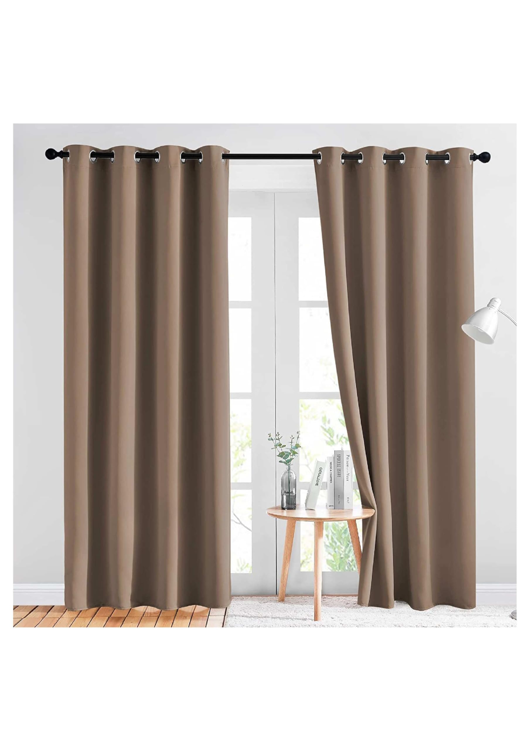 Enorma Blackout Window Curtains | Abstract Print | 95% Room Darkening Curtain | Thermal Insulated | Curtains For Living Room | P
