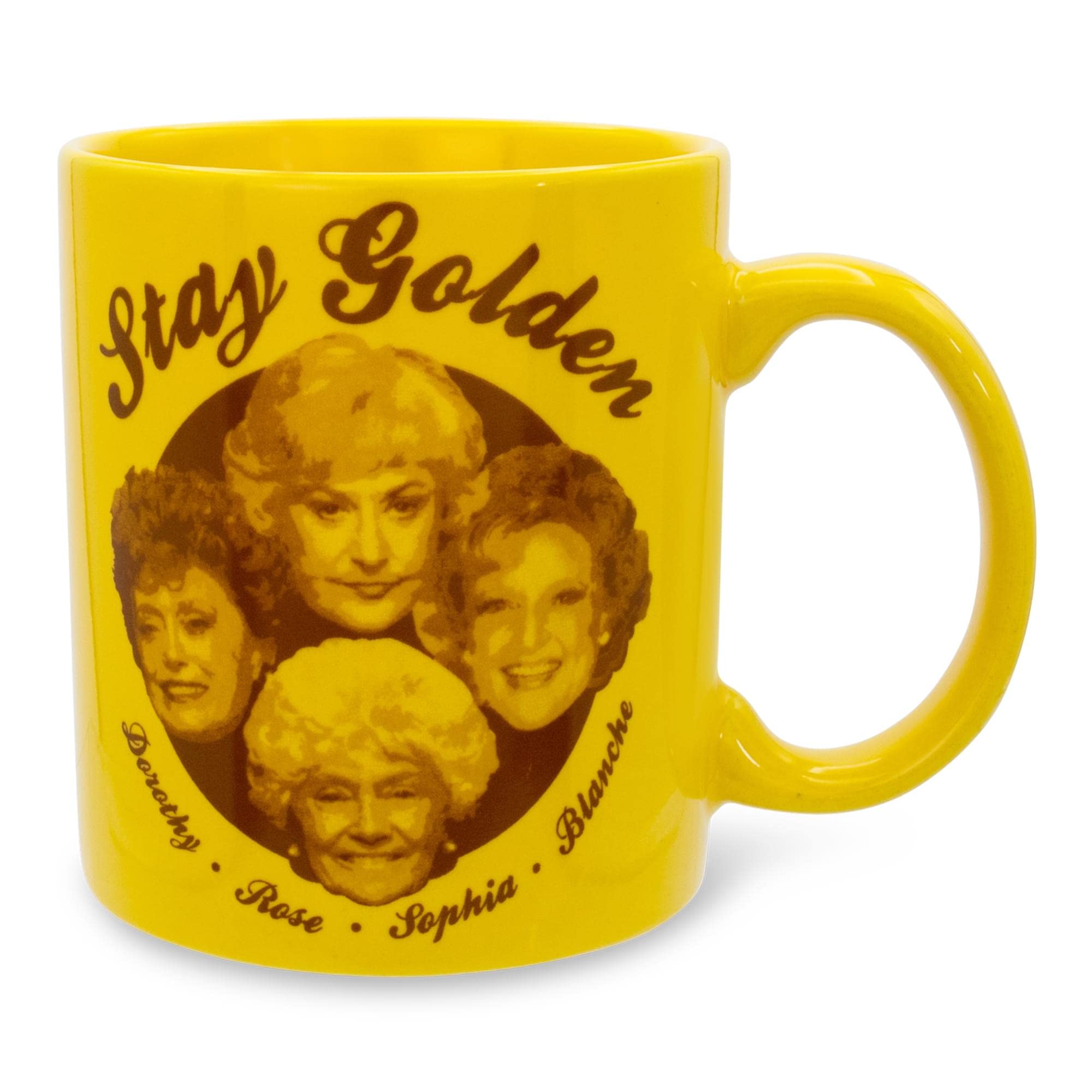 The golden girls Stay golden gold ceramic coffee Mug  Holds 20 Ounces