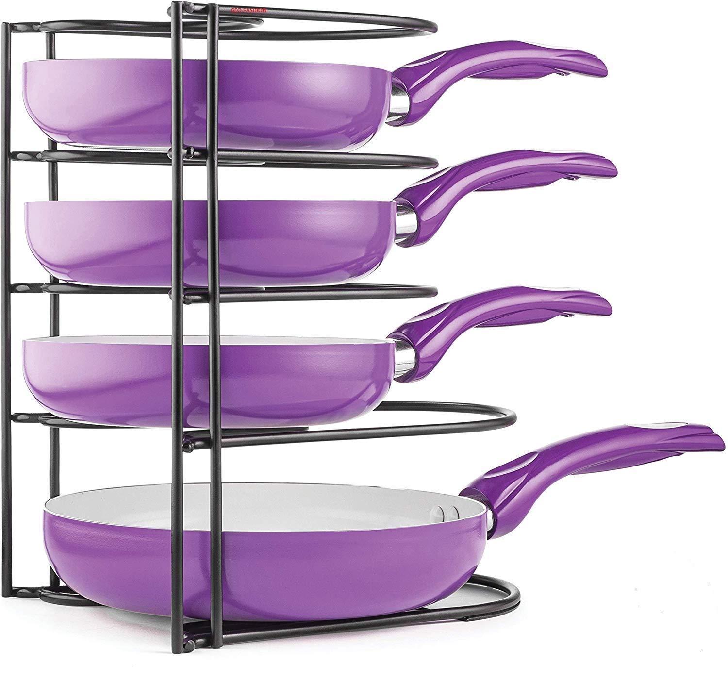 Metaltouch Multipurpose Pan And Pot Tawa Rack Holder Stand Plate Dish Lid Tray Utensils Cookware Cupboard Cabinet Storage Shelf 