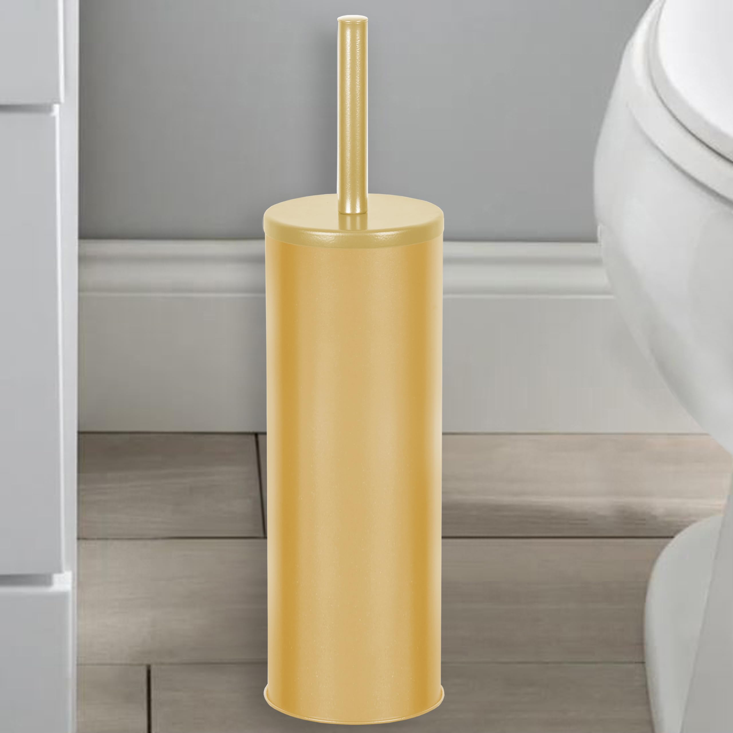 Deep & Sturdy Toilet Bowl Brush With Holder - Durable Scrubbing - Toilet Cleaners - Household Essentials - Bathroom Cleaner - Cl
