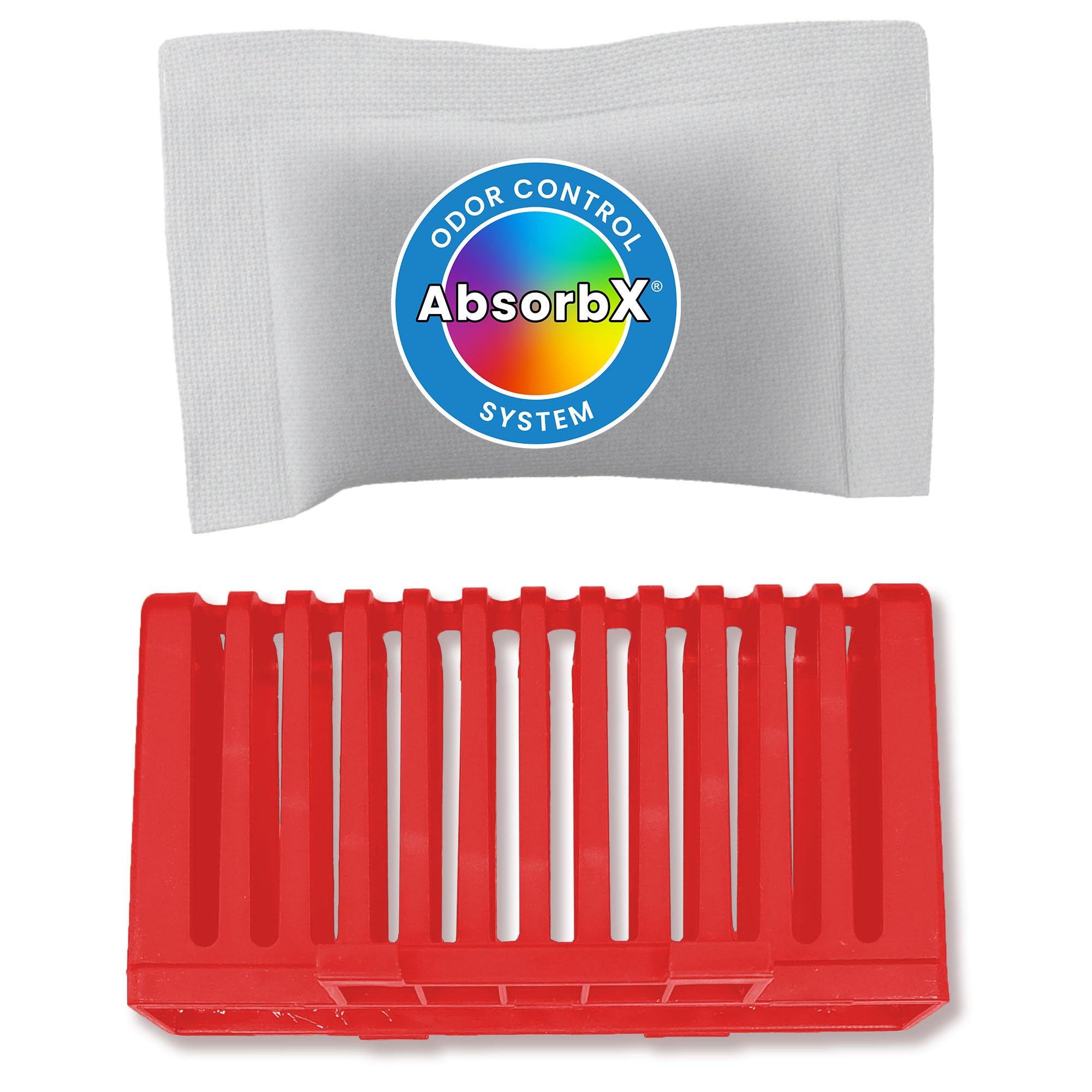 SensorCan AbsorbX Odor Filter Kit for Automatic 13 Gallon Touchless Sensor Trash Can  Includes Compartment and One Natural Carbon Deodorizer