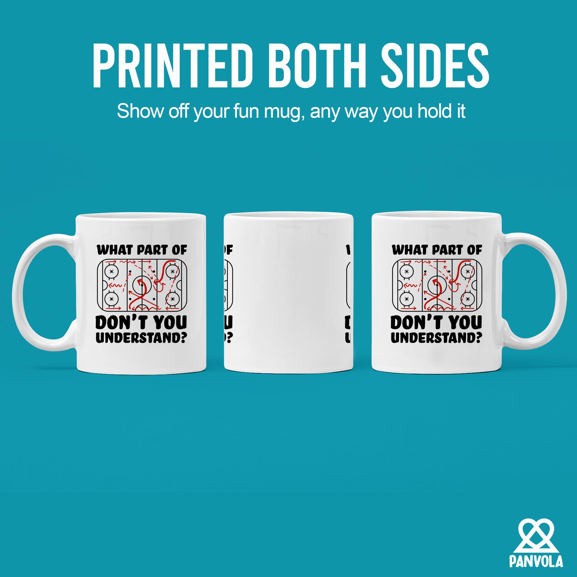 What Part of Don't You Understand Hockey Player Gifts Funny Sarcastic Coach Gifts For Hockey Ceramic Coffee Mug (White, 11 oz)