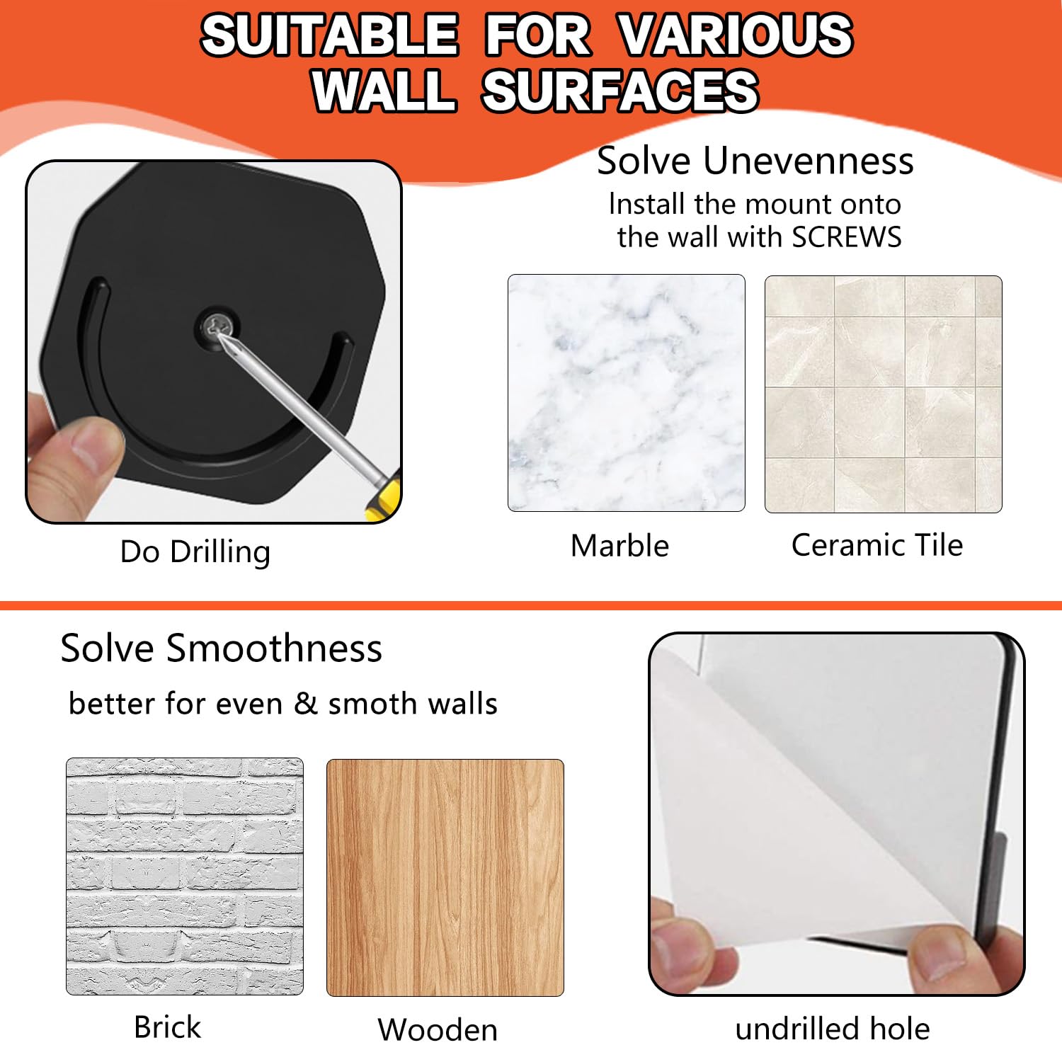 Dwelspire Closet Rods For Hanging Clothes, Matte Black Closet Rod 30-76 Inch Adjustable Clothes Hanging Bar Shower Curtain Rods