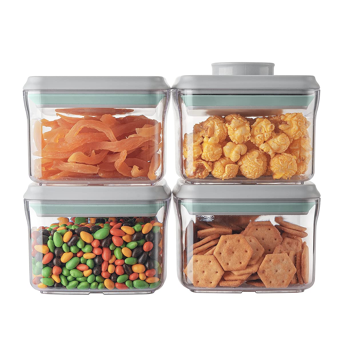 Ankou Airtight Storage Container Set Bpa-Free Tranparent (8 Pcs Set)