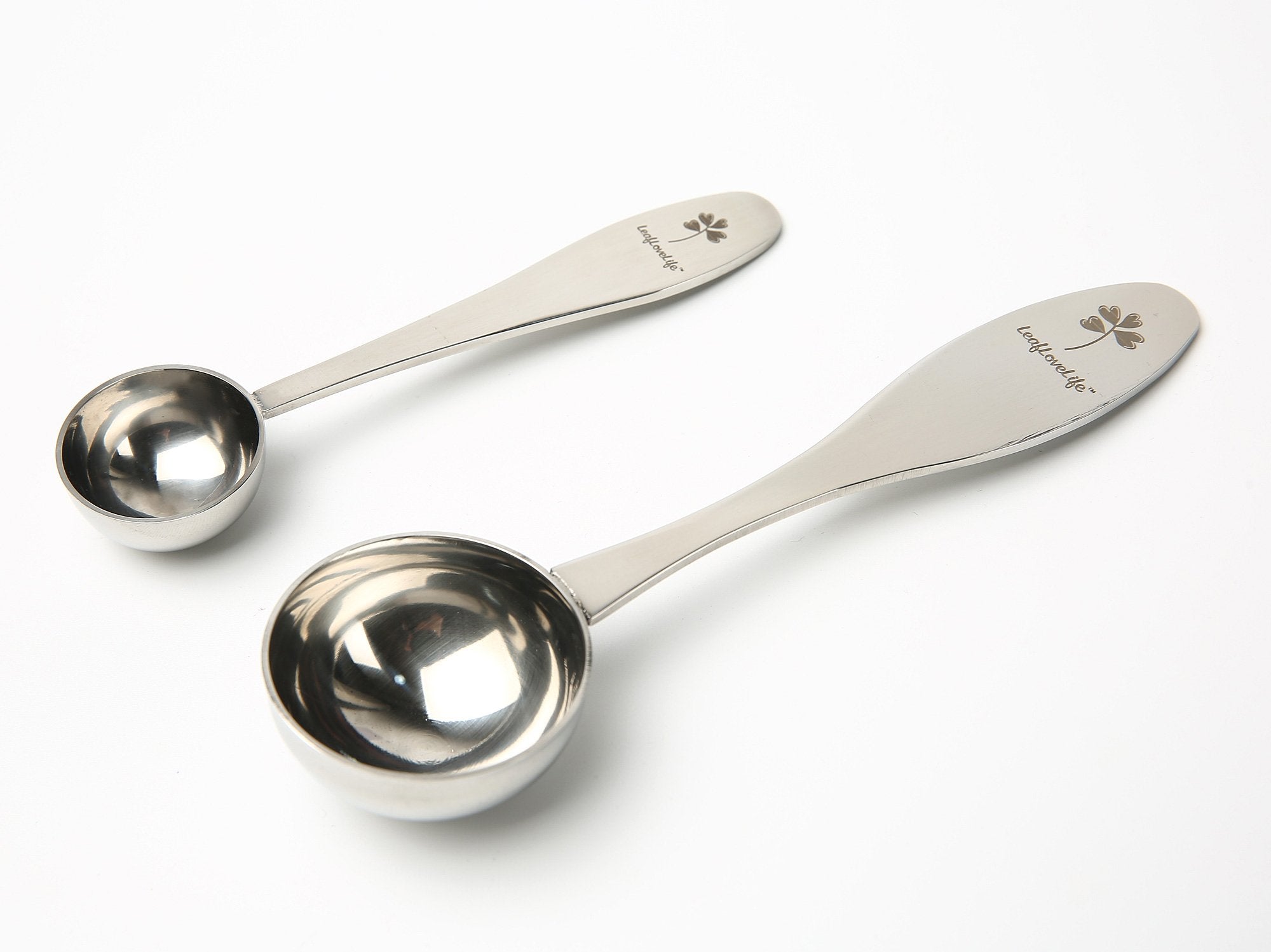 Leaflovelife Coffee Scoop - Stainless Steel Tablespoon Measuring Coffee Scoop - Perfect For Scooping Coffee, Cocoa, Tea, Protein