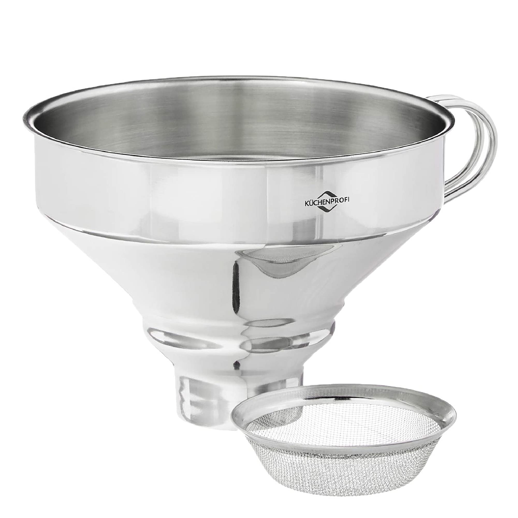 Kchenprofi 18/10 Stainless Steel Funnel With Filter,Silver, 5 Inches