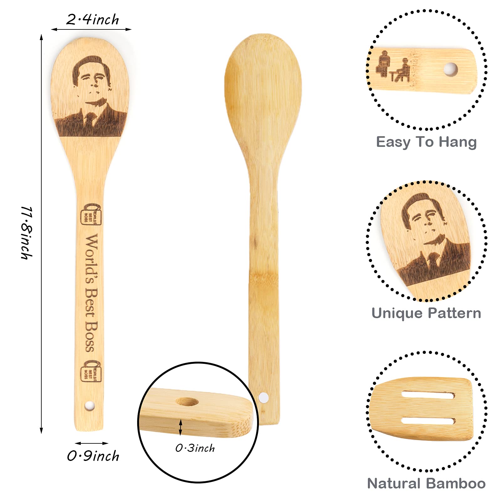 Office Wooden Spoons For Cooking, The Office Tv Show Merchandise, The Office Gifts For Fans, The Office Tv Show Gifts, Office Co