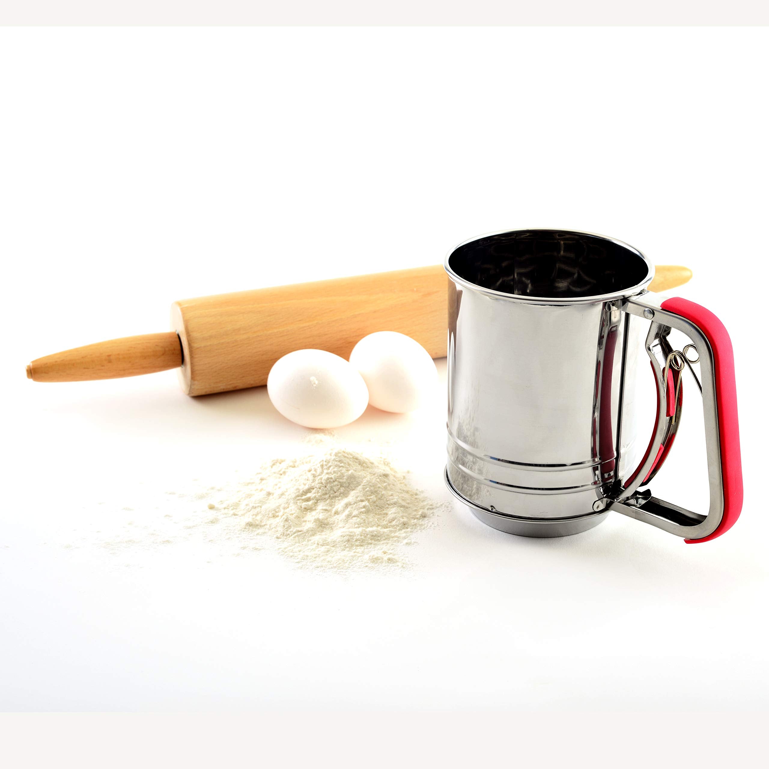 Norpro S/S 3Cup Flour Sifter, 1 Ea