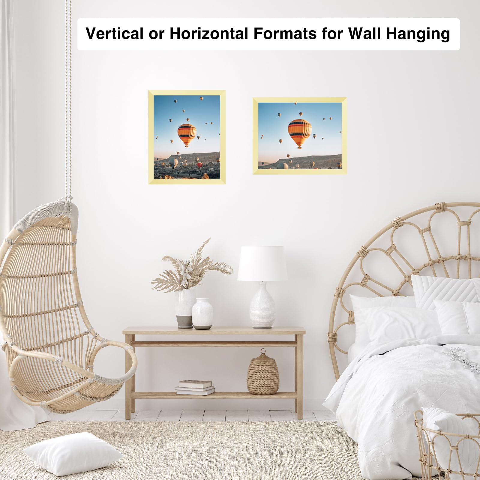 JCJMY 8.5x12 Picture Frame Gold for Wall Hanging or Tabletop, Wall Mounting Horizontally or Vertically, 8.5 x 12 Wall Gallery Po