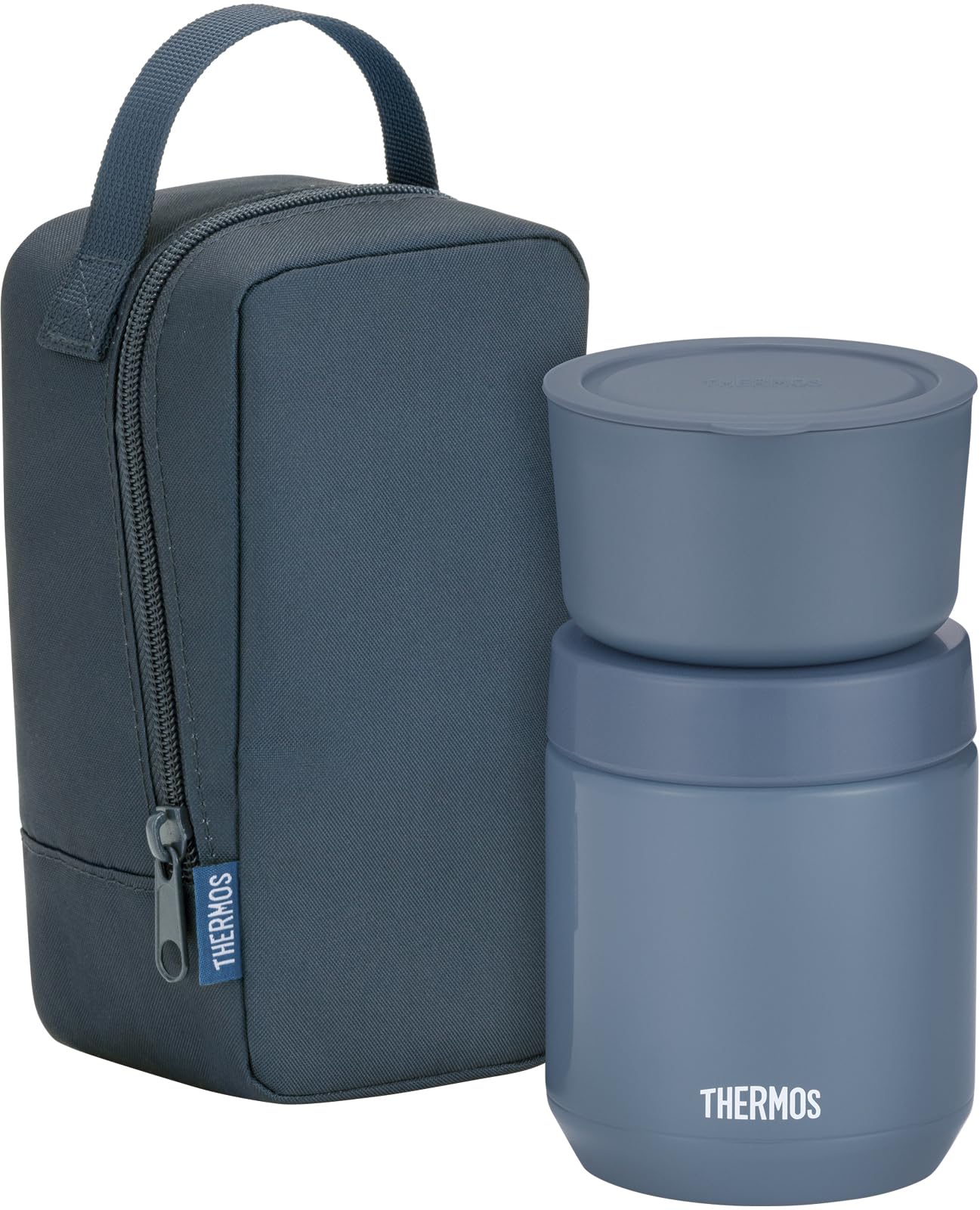 Thermos ???? JEE550 JEE00 Soup Lunch Set, Stainless Steel, Indigo Blue