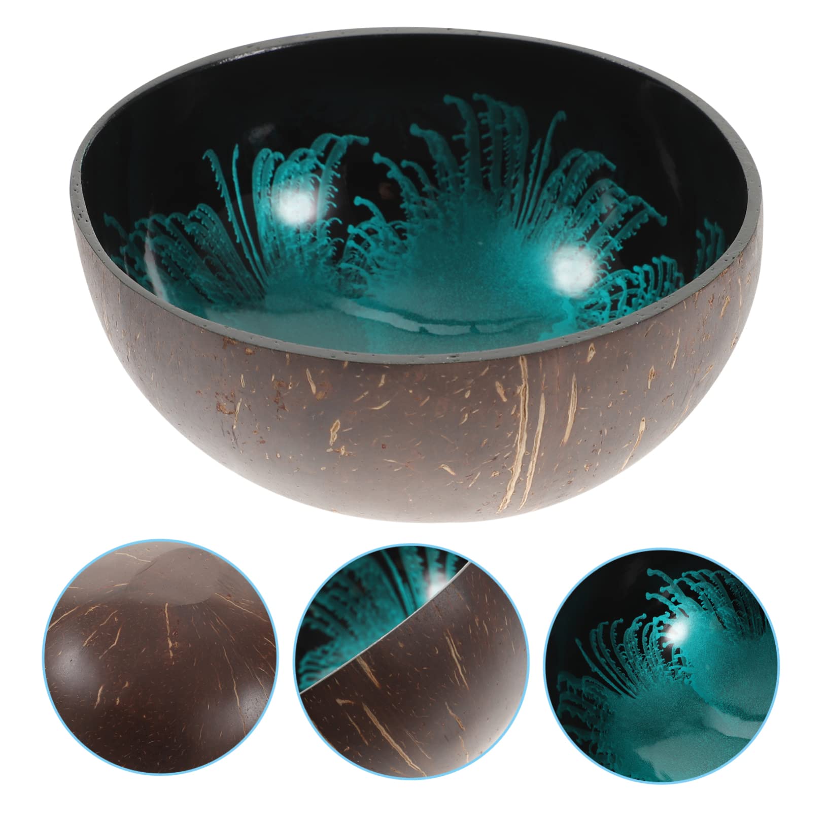 ORFOFE Offering Bowl Shell Key Holder Key Holder Bowl Coconut Storage Bowl Coconut Bowls Dessert Bowl Bowls for Food Desktop Org