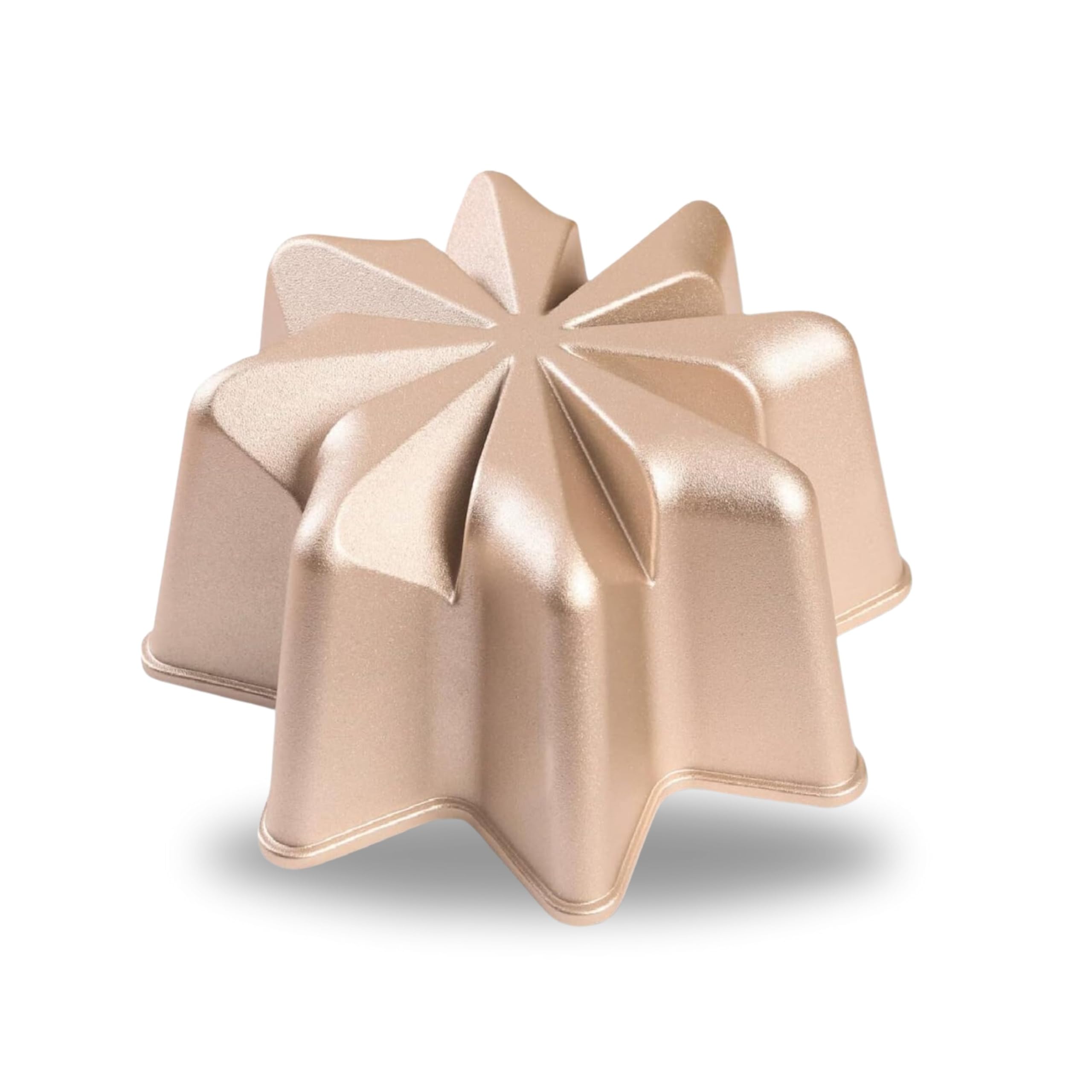 Baker'S Secret Nonstick For Fluted Cake Pan, Heavy Duty Die Cast Aluminum Fluted Cake Baking Pans, 2 Layers Non-Stick Coating Fo