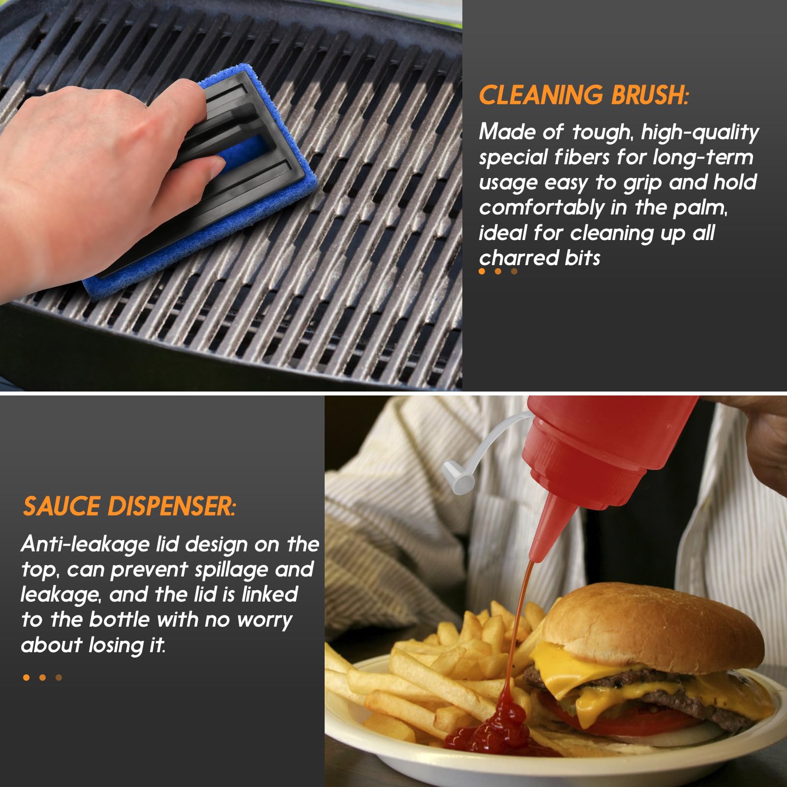 Griddle Accessories Kit, 8Pcs Blackstone Accessories Kit For Blackstone And Camp Chef, Professional Griddle Accessories Kit With