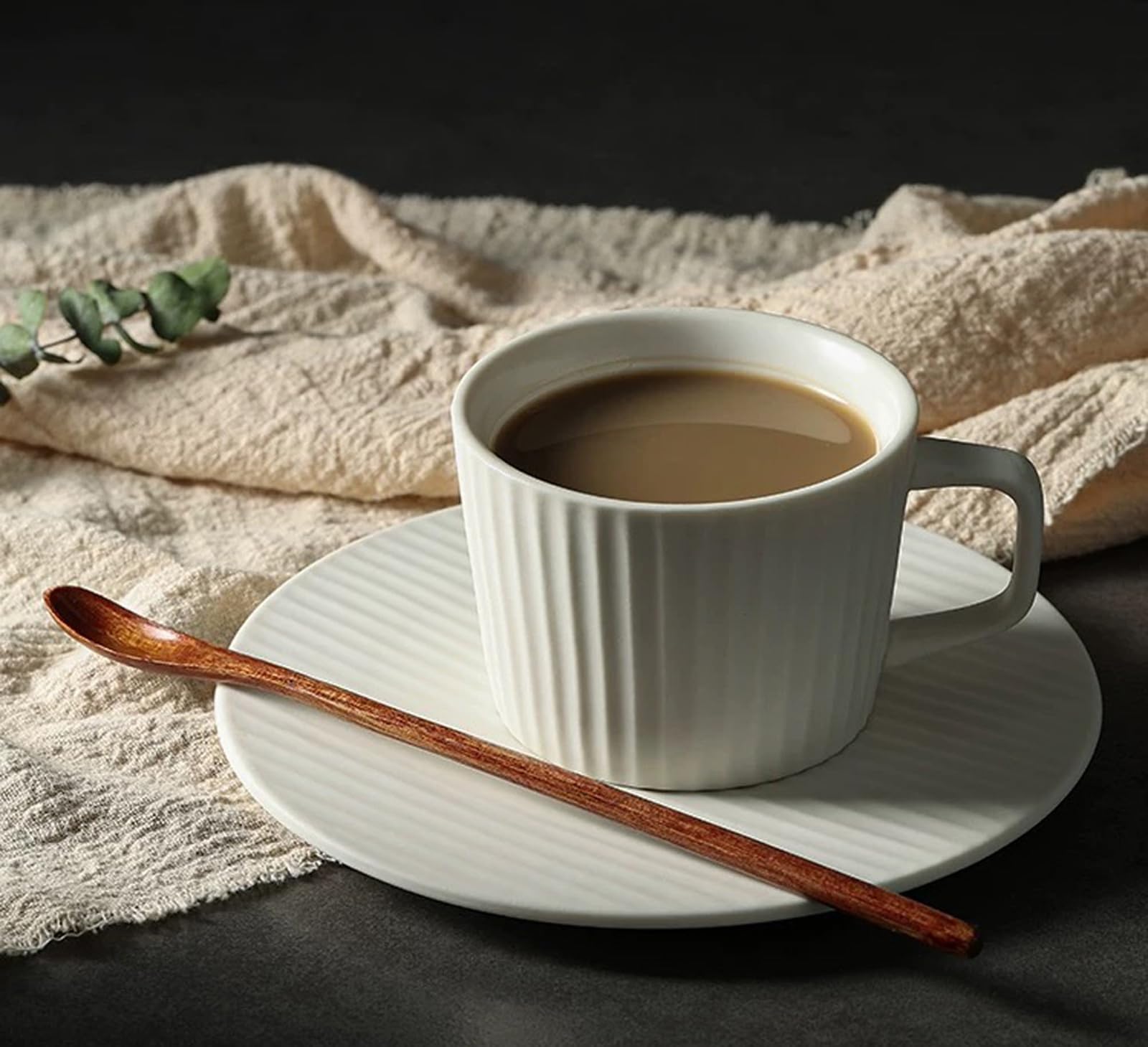 Handmade Natural Wooden Mixing Spoons For Milk Honey 8'' Long Handle Teaspoon Coffee Spoon Stir Stick Set Of 3