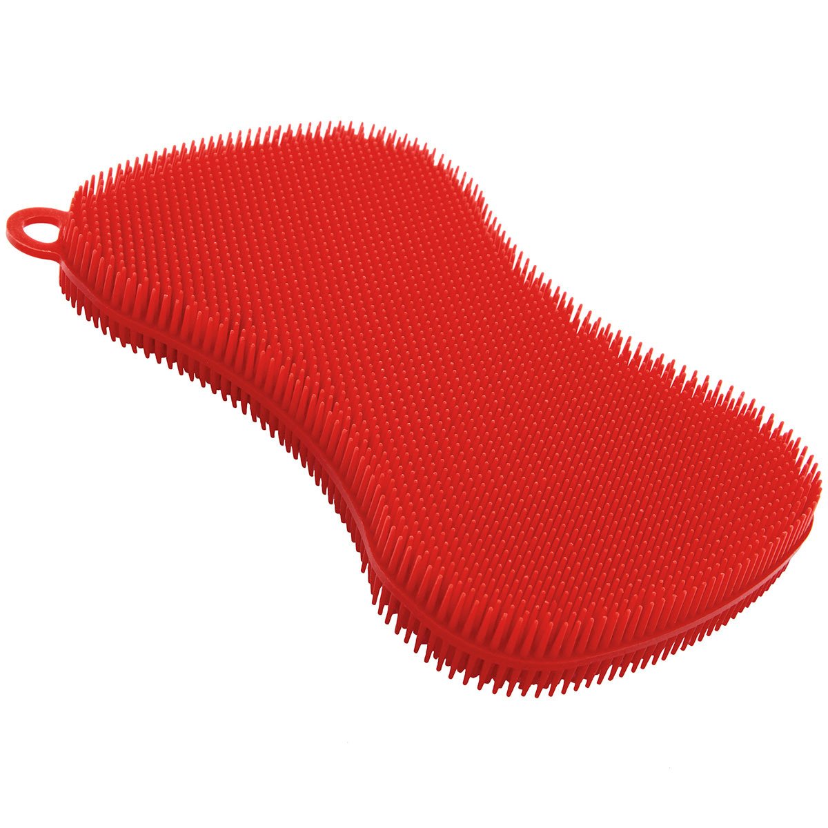 Kuhn Rikon Stay Clean Silicone Scrubber, 1, Red