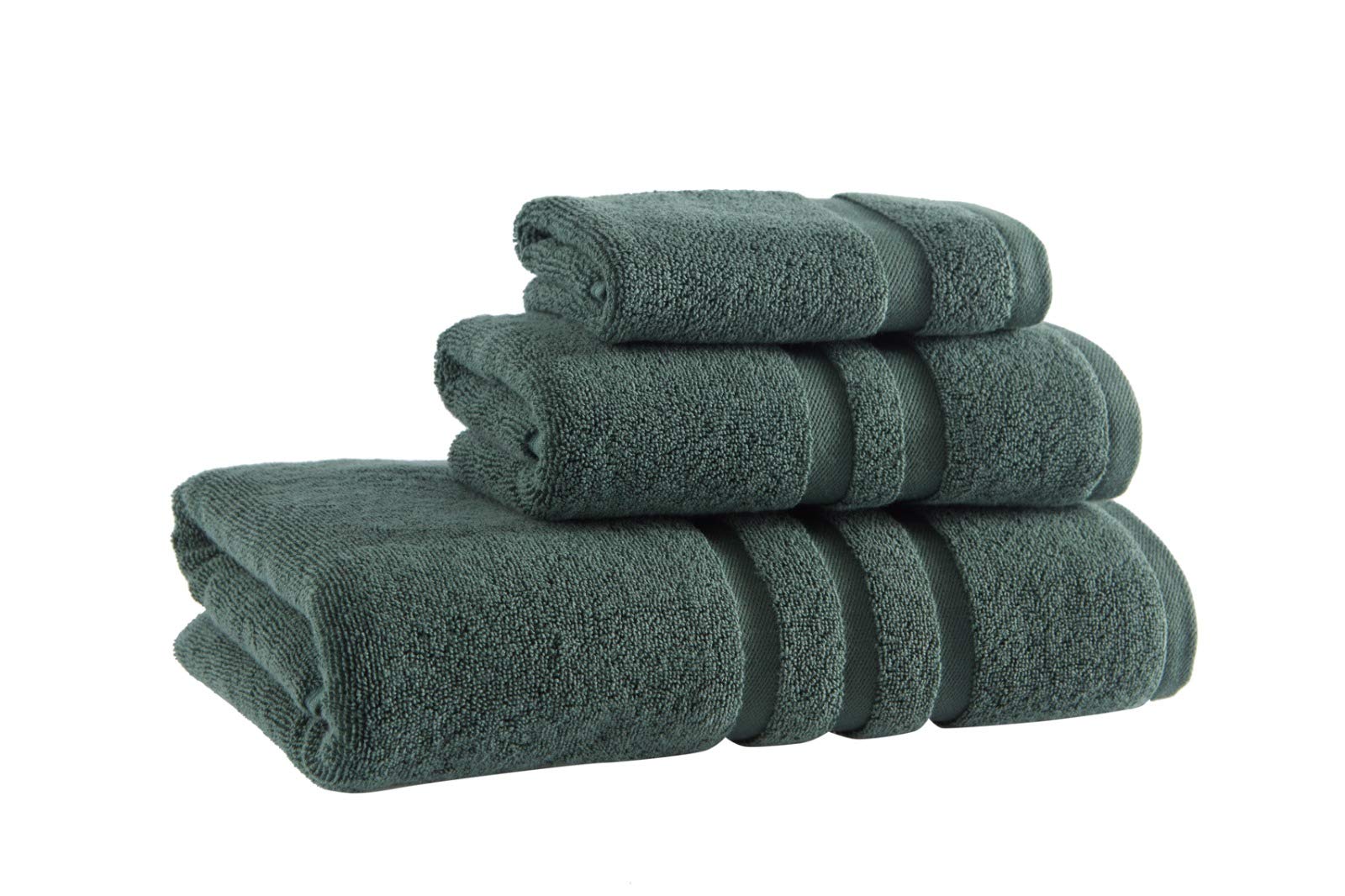 Veteran Textile LLC Luxury Hotel & Spa  Turkish Cotton 6 Pieces Towels Set  Max-Softness by Veteran Textile (Dark Green)
