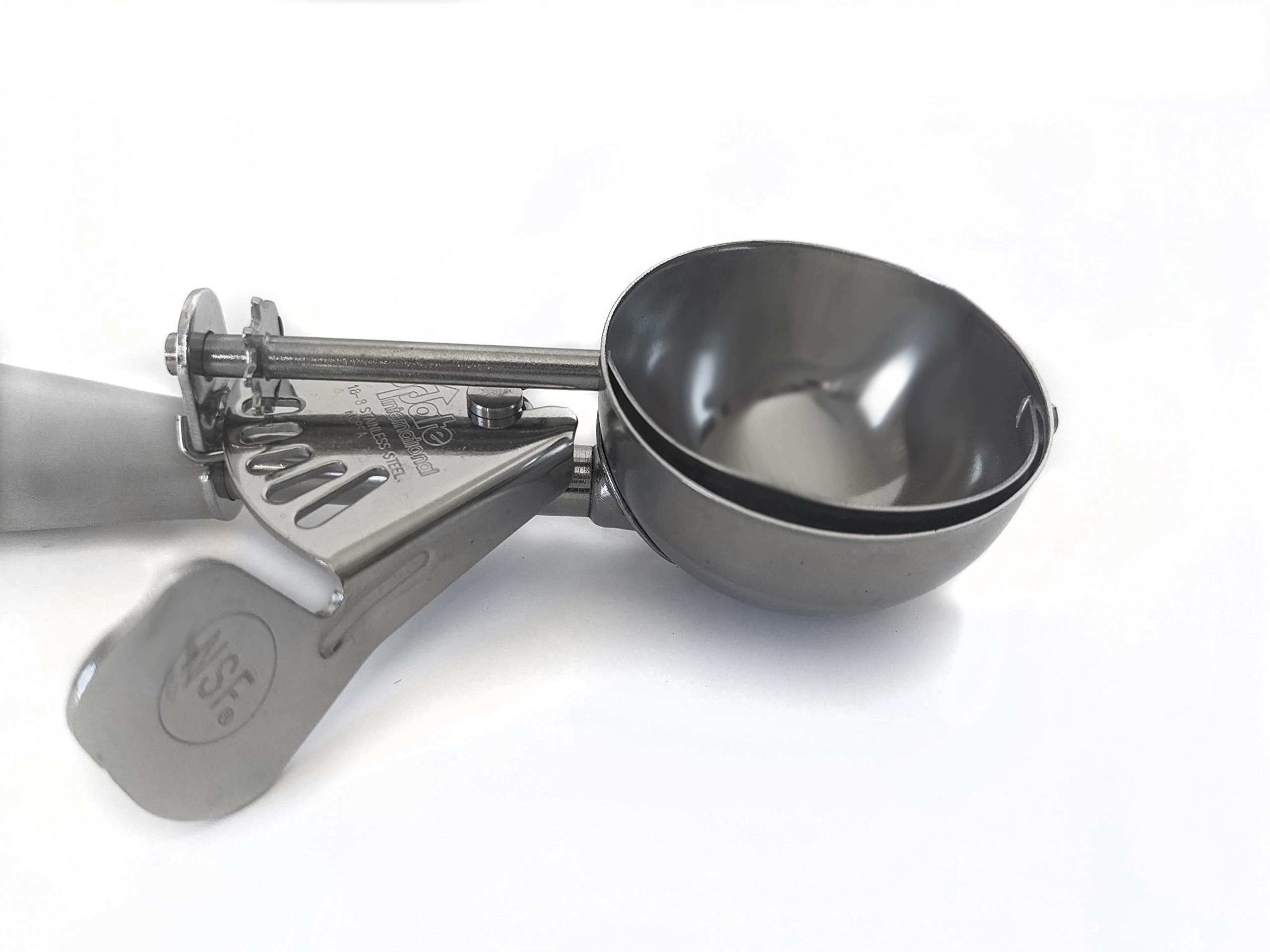 Update International (Dp-8) 4 Oz Stainless Steel Disher,Grey