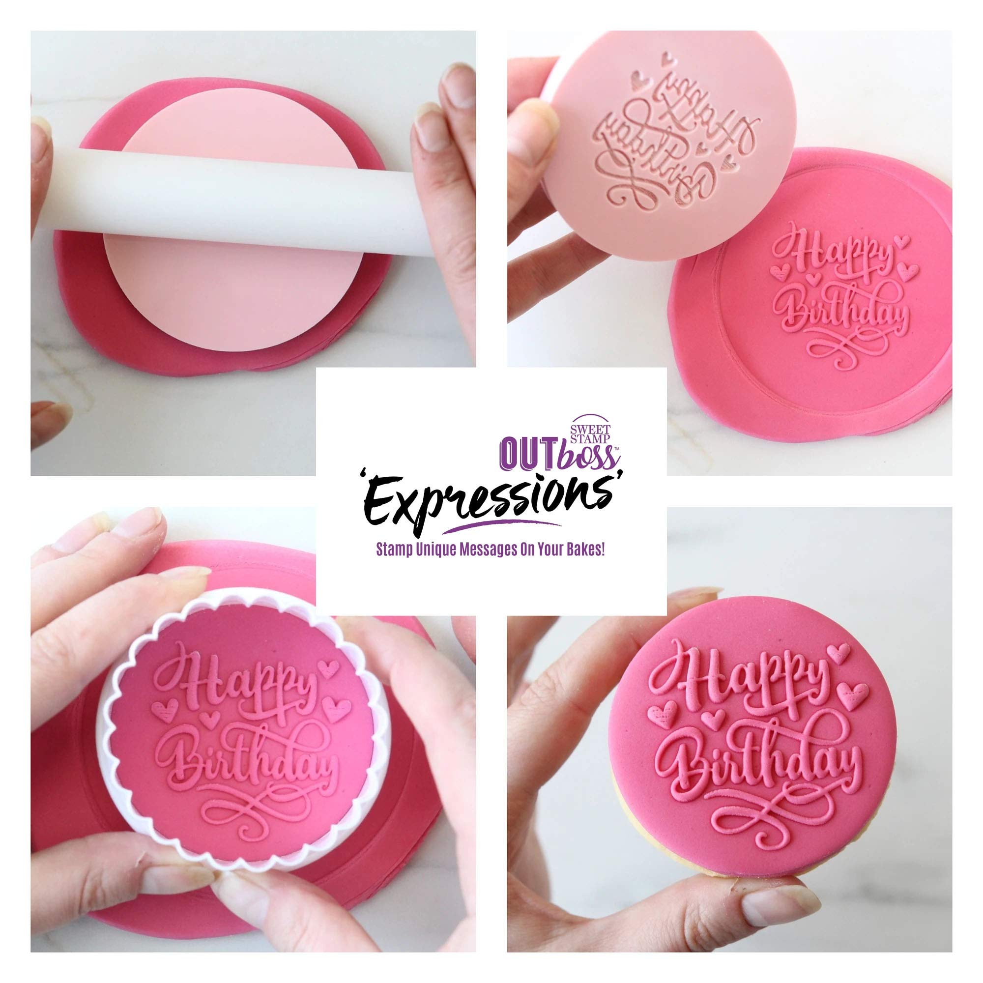 Sweet Stamp By Amycakes Outboss Plastic Expression Stamp, Oh Baby