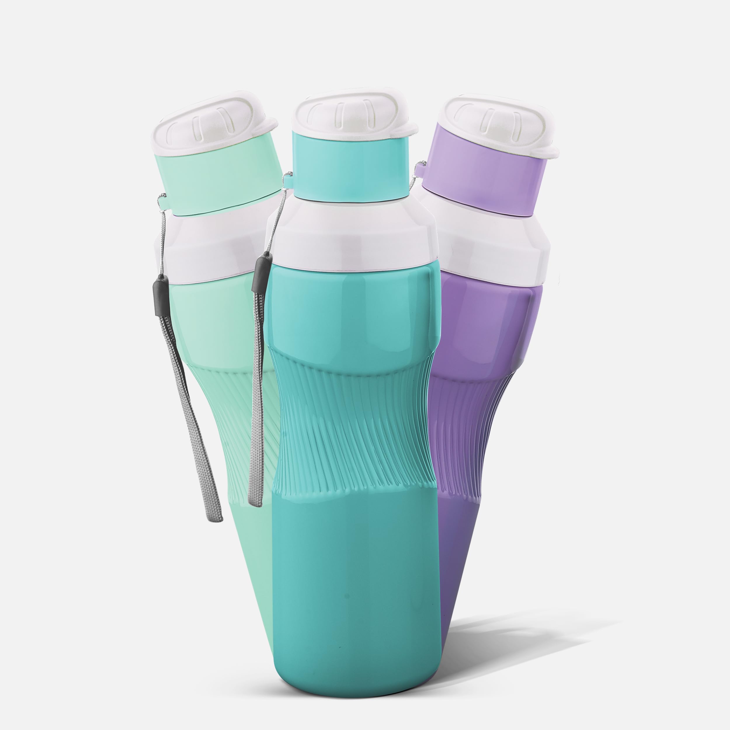 Asian Thumb Grip Insulated Water Bottle 700ml | Steel Inner Flask for Hot & Cold Drinks | Leakproof & BPA Free | Ergonomic Grip 