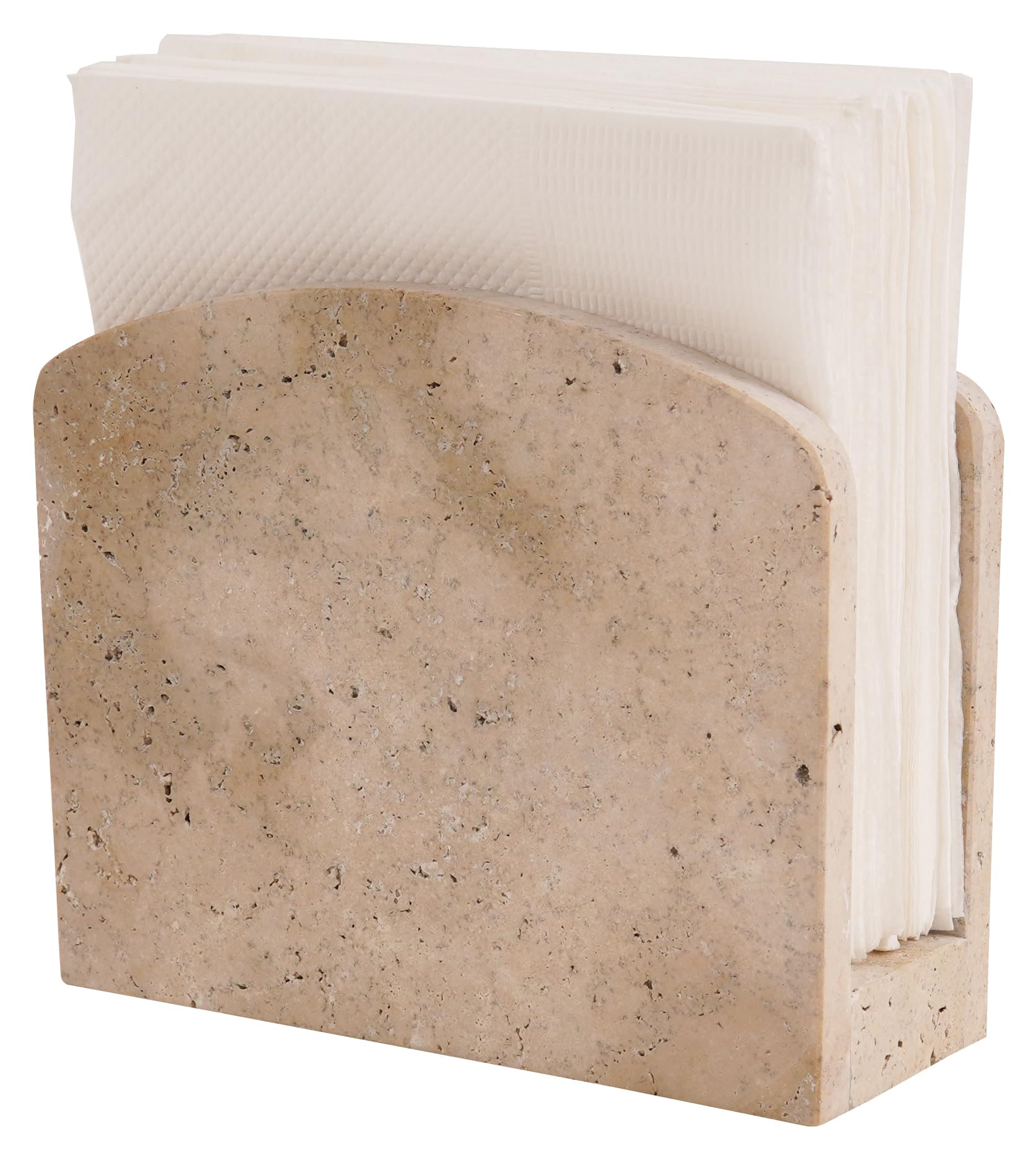 Napkin Holder (Travertine Beige)
