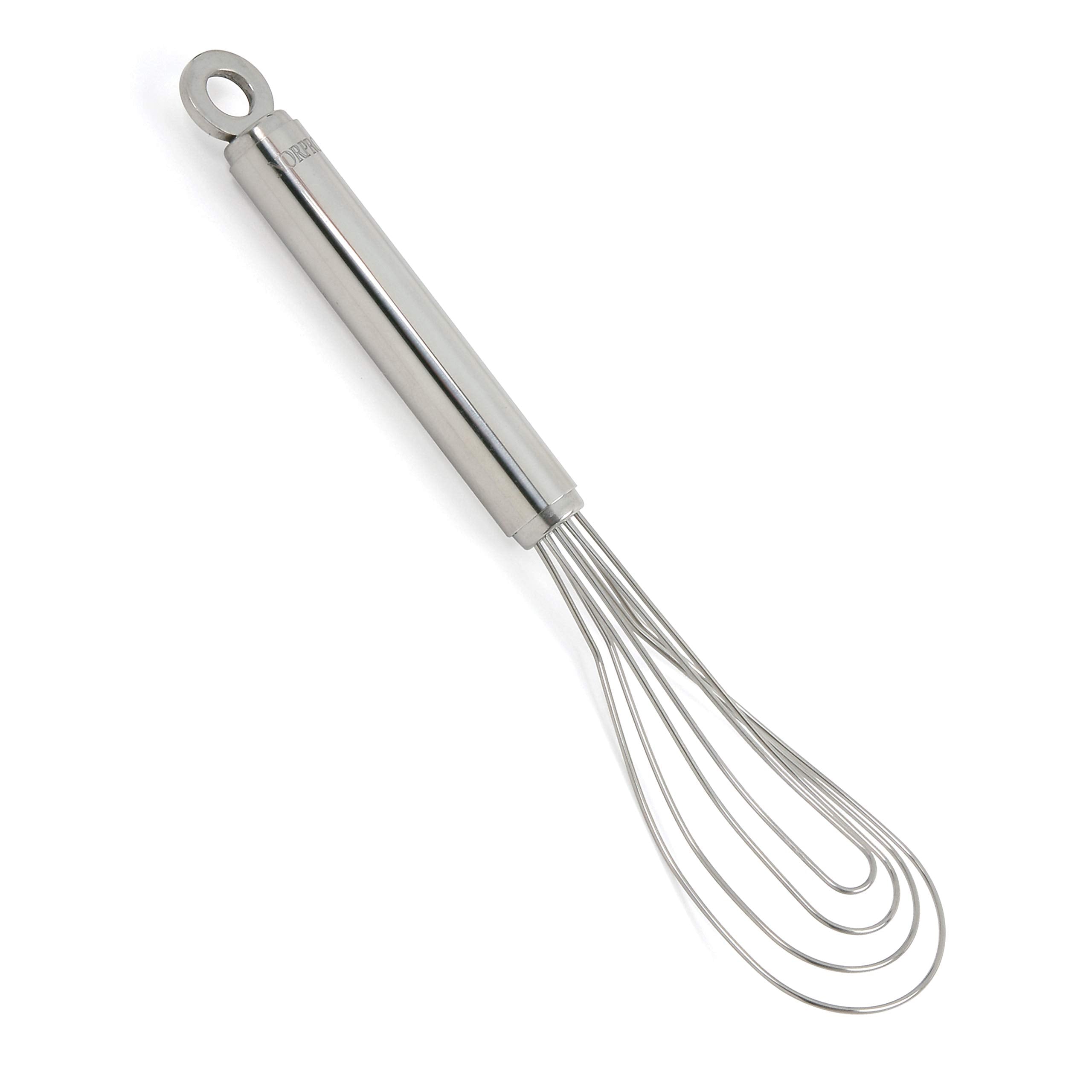 Norpro Krona 11-Inch Stainless Steel Flat Whisk, 11In/28Cm, Silver