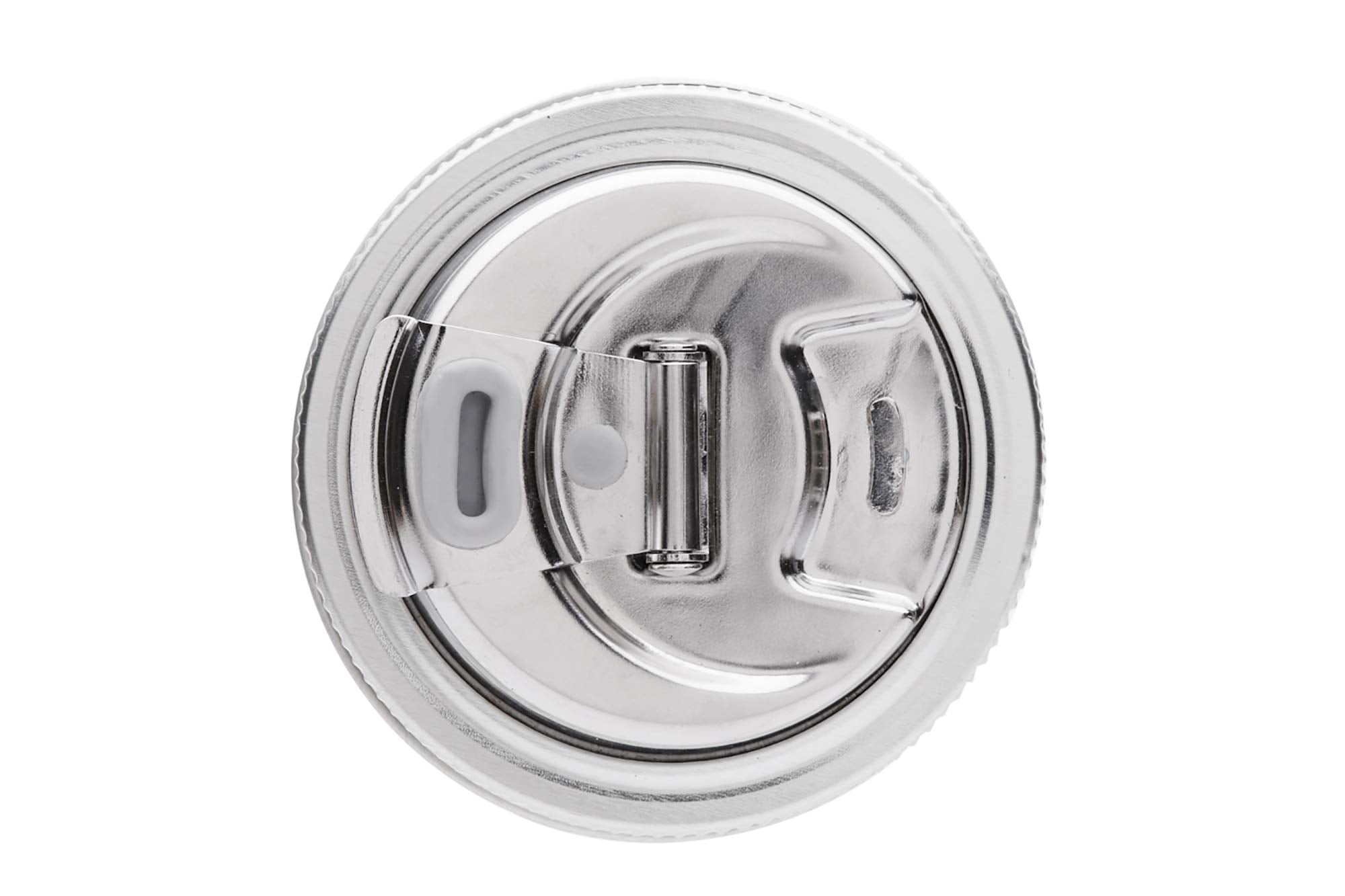 Jarware Stainless Steel 2-In-1 Drink And Fruit Infusion Lid, Regular-Mouth, Silver