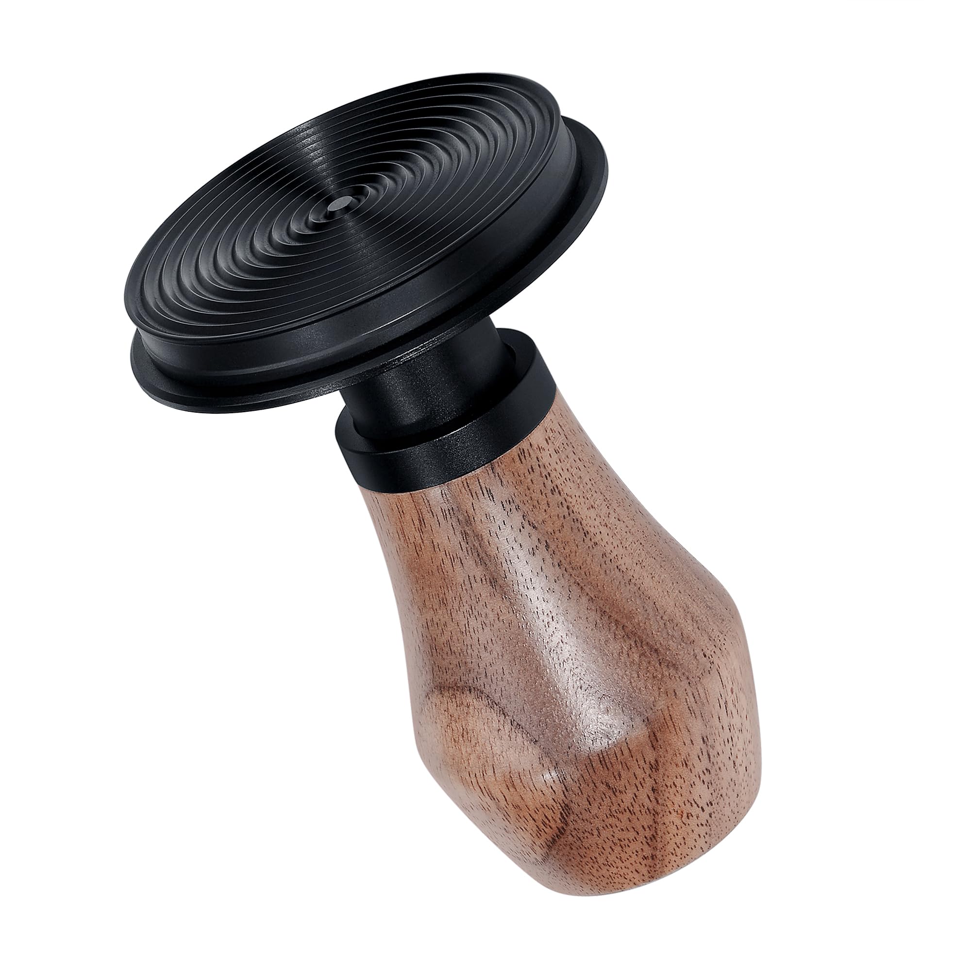Normcore 58.5Mm Espresso Coffee Tamper V4 - Spring Loaded Tamper With Titanium Pvd Coating Ripple Base -15Lb / 25Lb / 30Lbs Repl