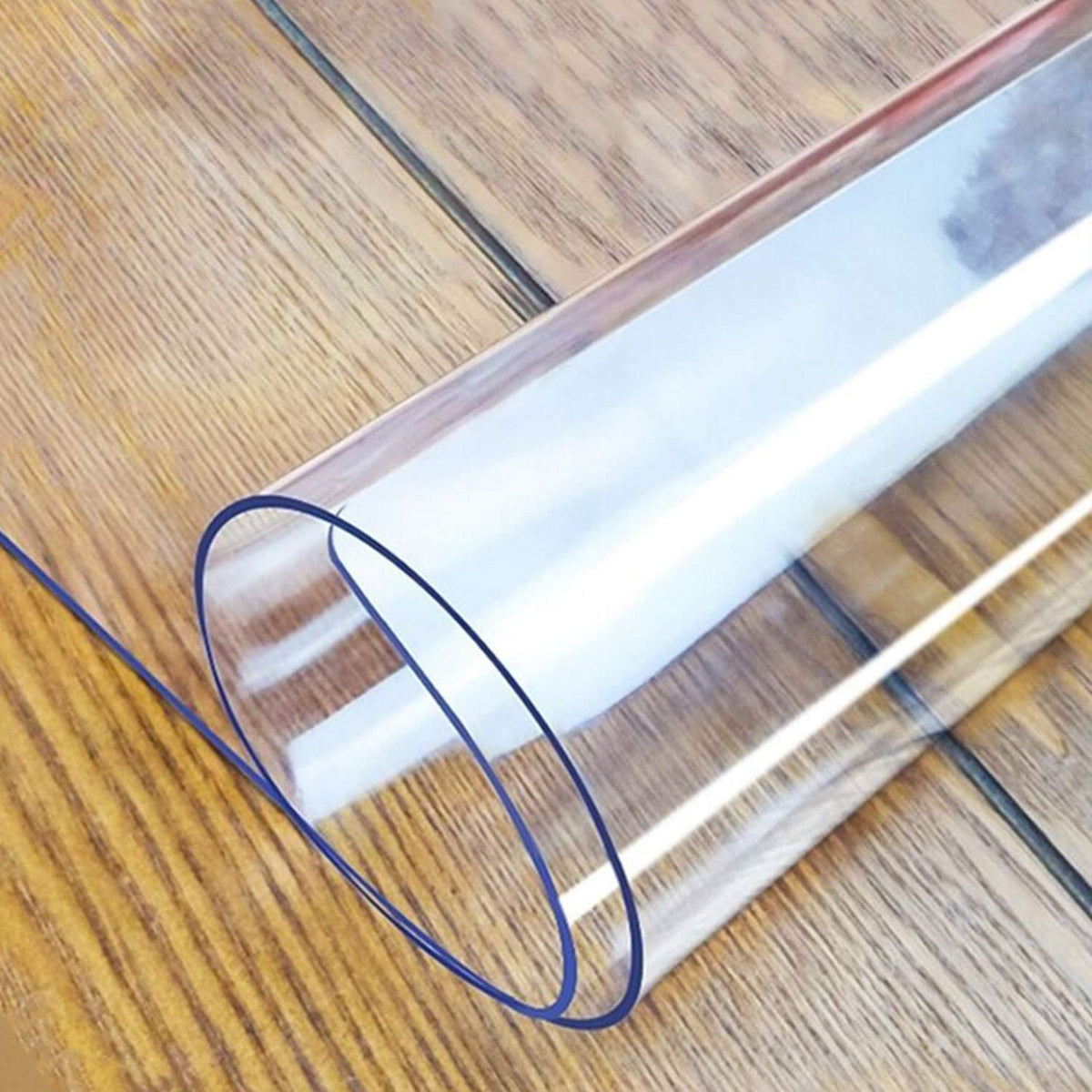 Lovepads 2Mm Thick 18 X 36 Inch Clear Table Cover Protector, Clear Table Protector, Plastic Table Cover Protector, Clear Desk Pa