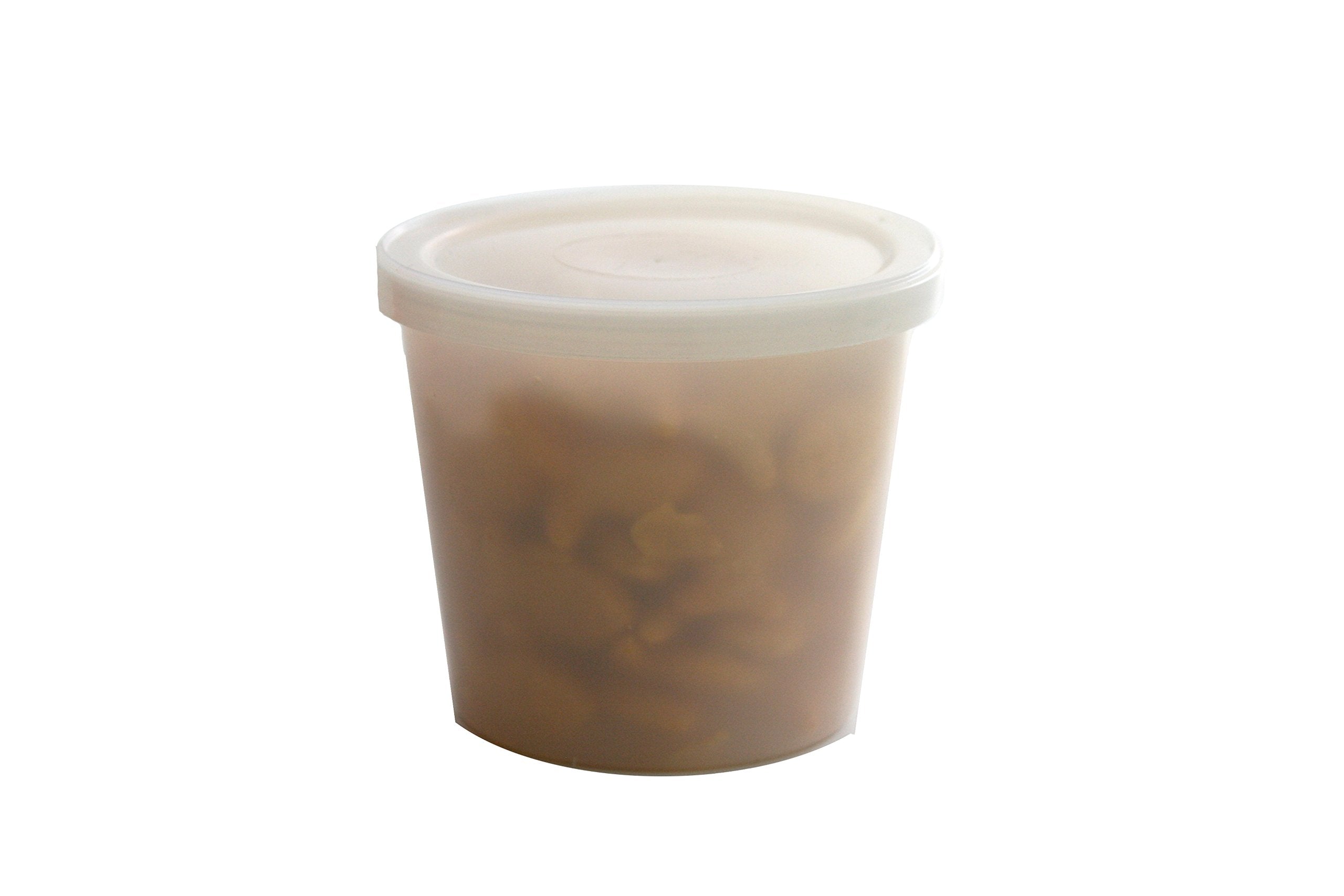 Vito'S Famous Deli Container With Lid, 8 Ounce (Pack Of 40) | Leak Proof | Freezer Safe