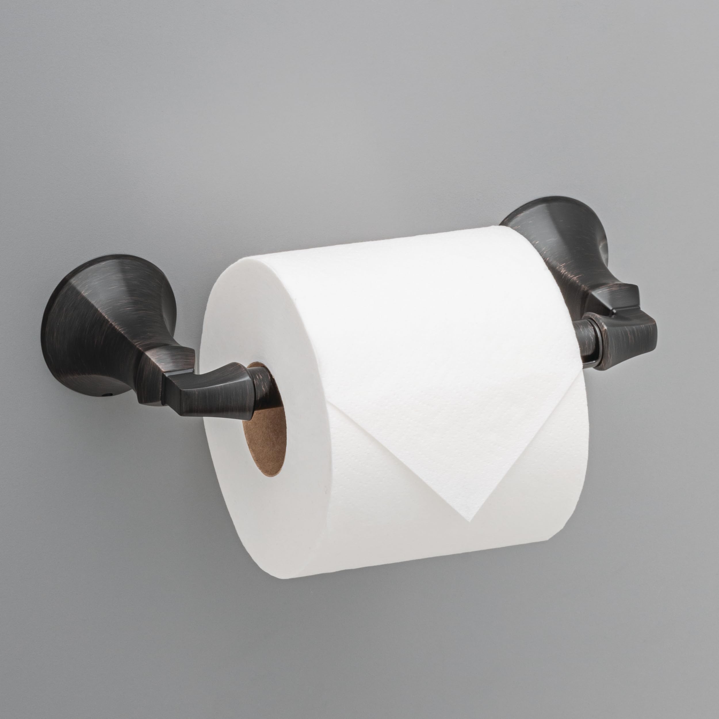 DELTA FAUCET Rubber Limited 76450-RB Ashlyn Wall Mount Pivot Arm Toilet Paper Holder Bath Hardware Accessory in Venetian Bronze