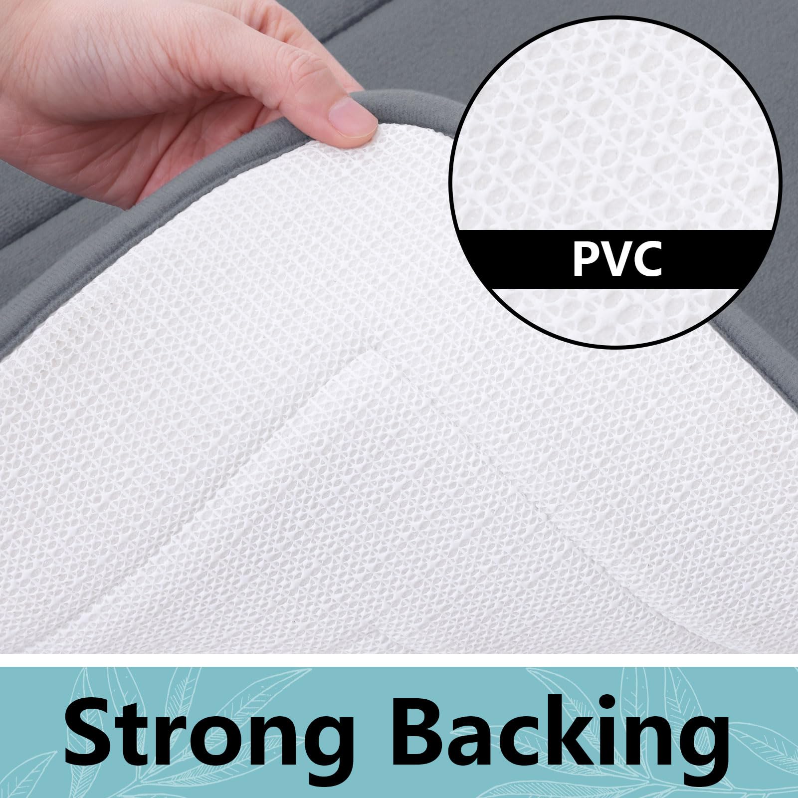 Arotive Memory Foam Bathroom Rug Mat 47X20, Ultra Soft And Absorbent Bath Mat, Machine Wash Dry, Comfortable Bath Rug Carpet For