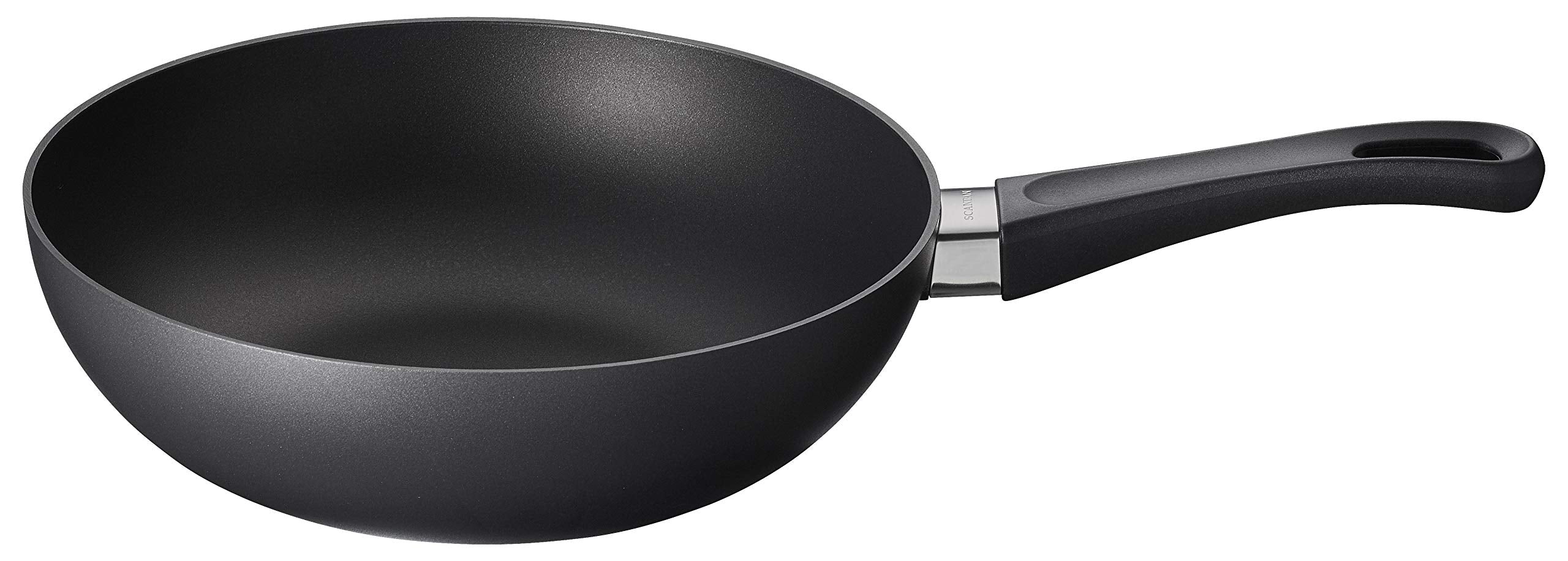 Scanpan Classic Black Aluminum 9.5 Inch Stir Fry Pan