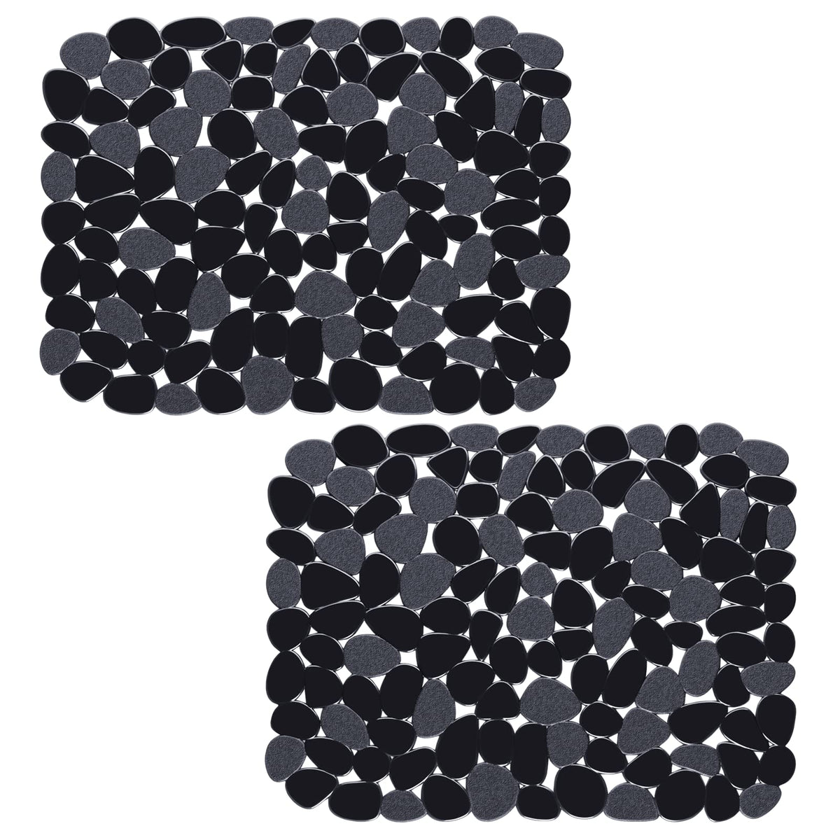 Bligli Pebble Sink Mat For Stainless Steel/Ceramic Sinks, 2 Pack Pvc Sink Protectors Mats For Bottom Of Kitchen Sink, Dish Dryin